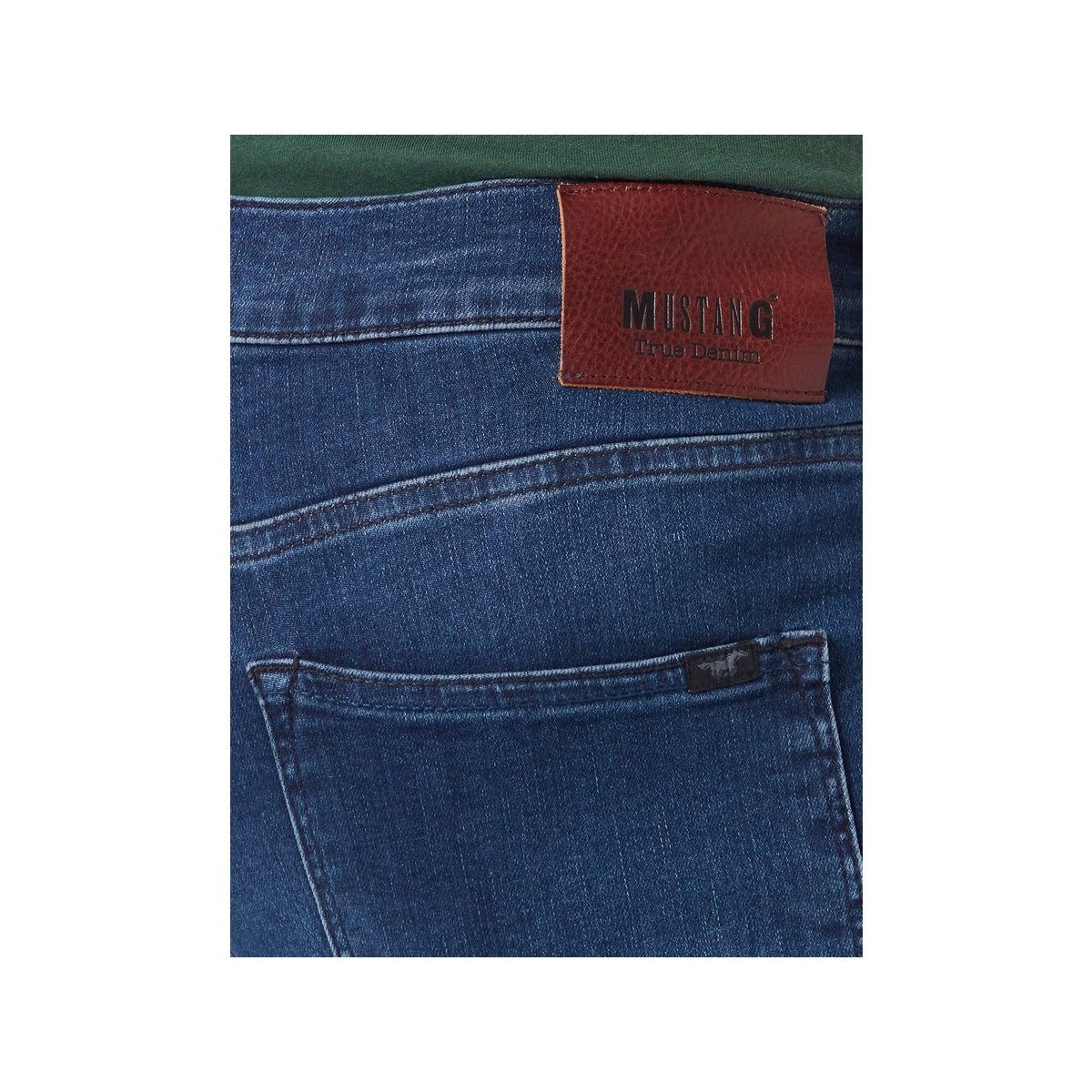 blau 5-Pocket-Jeans MUSTANG (1-tlg)