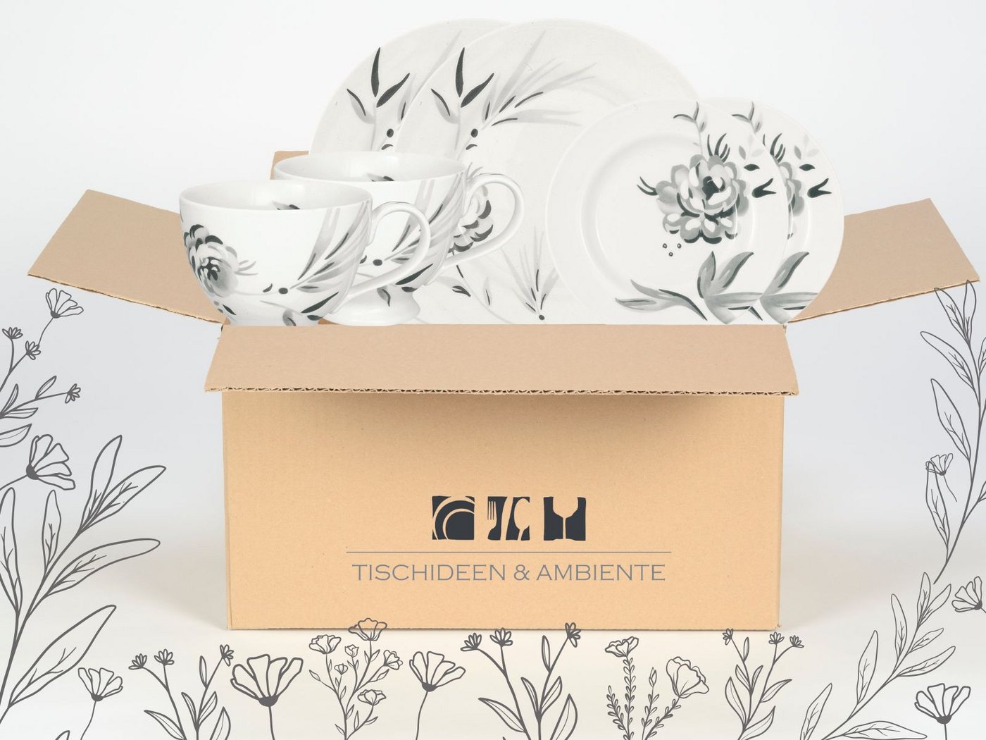 Thumbnail - Greengate Geschenkbox Geschenkbox Aslaug 6tlg