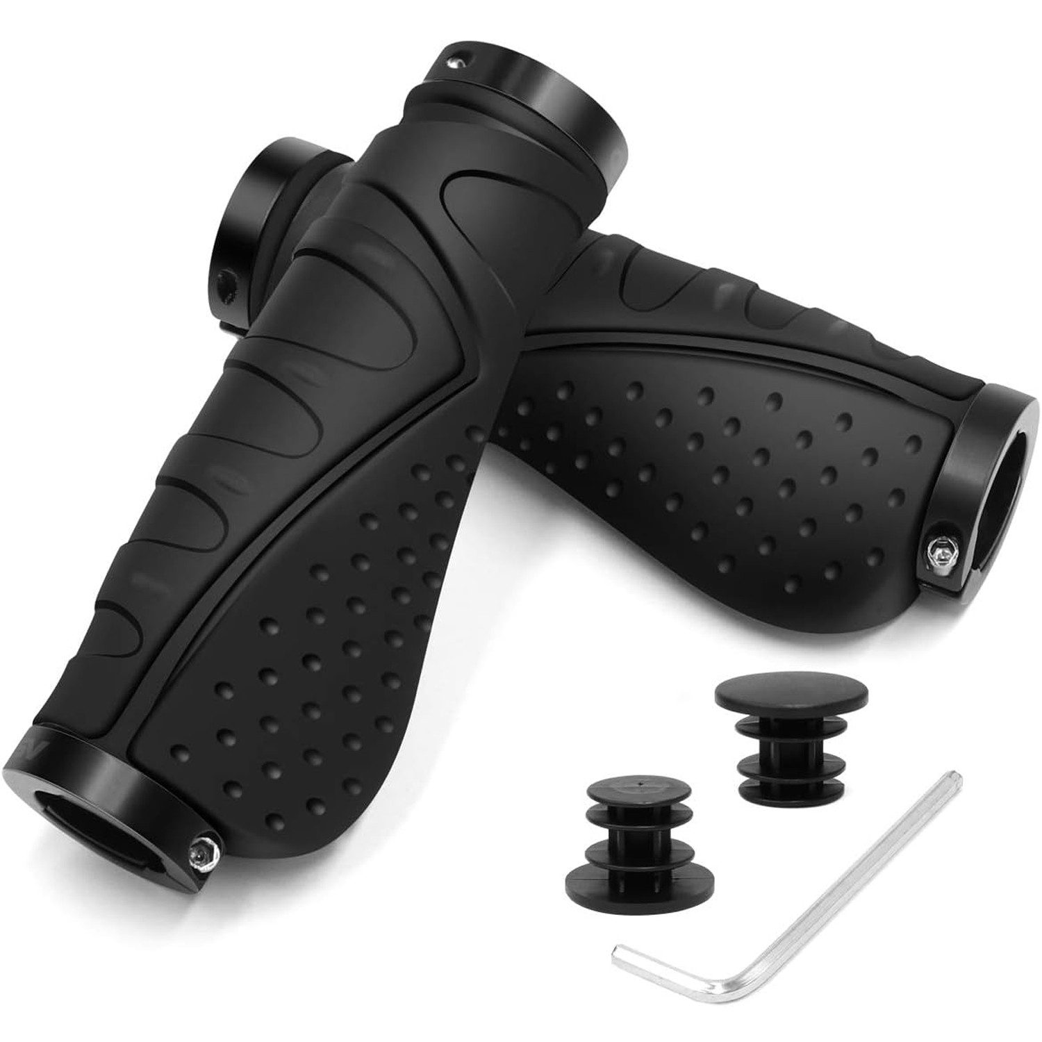 TUWENA Fahrradlenkergriff Fahrradgriffe Rutschfester Lenkergriffe Fahrrad Ergonomisch MTB Griffe, für 22,2 mm Fahrrad, Mountainbike, Rennrad Lenker Griffe