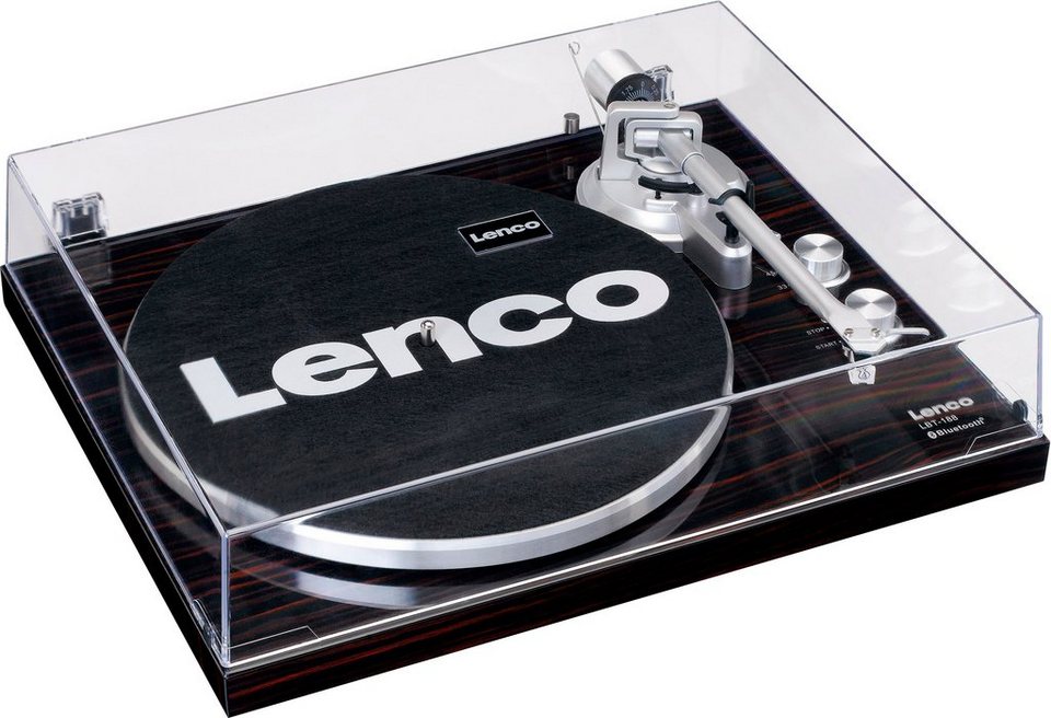 Lenco LBT-188 Plattenspieler (Bluetooth), 2 Geschwindigkeiten 33 U/min und  45 U/min