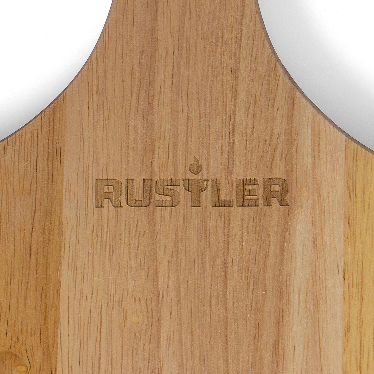 Rustler Pizzaschieber Premium Pizzaschieber aus Holz 45x31 cm Griff und abgerundeten Kanten