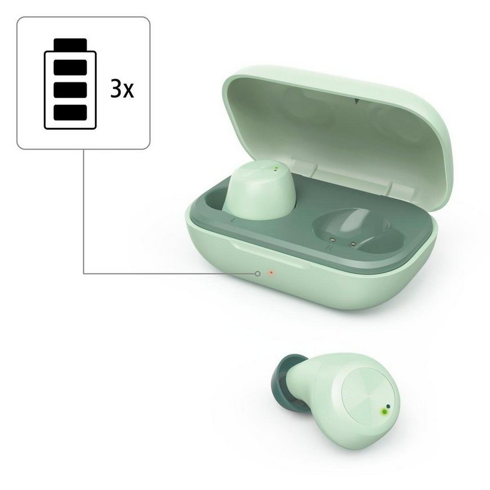 Hama Spirit Chop, True Wireless TWS, In Ear Bluetooth Headset Kopfhörer  Bluetooth-Kopfhörer, Hervorragende Passform reduziert unerwünschte  Außengeräusche