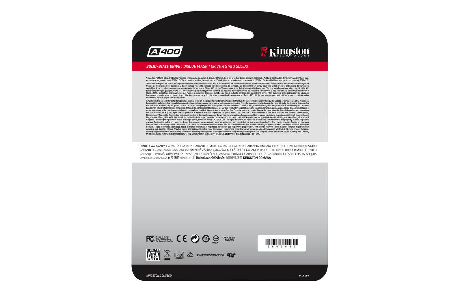 Kingston Kingston A400 SSD 240GB, SATASA400S37/240G interne SSD