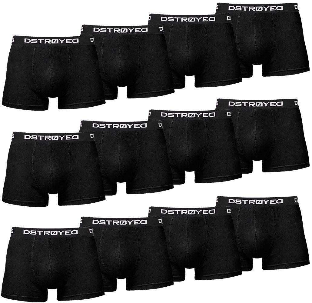 DSTROYED Boxershorts DSTROYED ® Boxershorts Herren 12er Pack S-5XL Retrosho günstig online kaufen