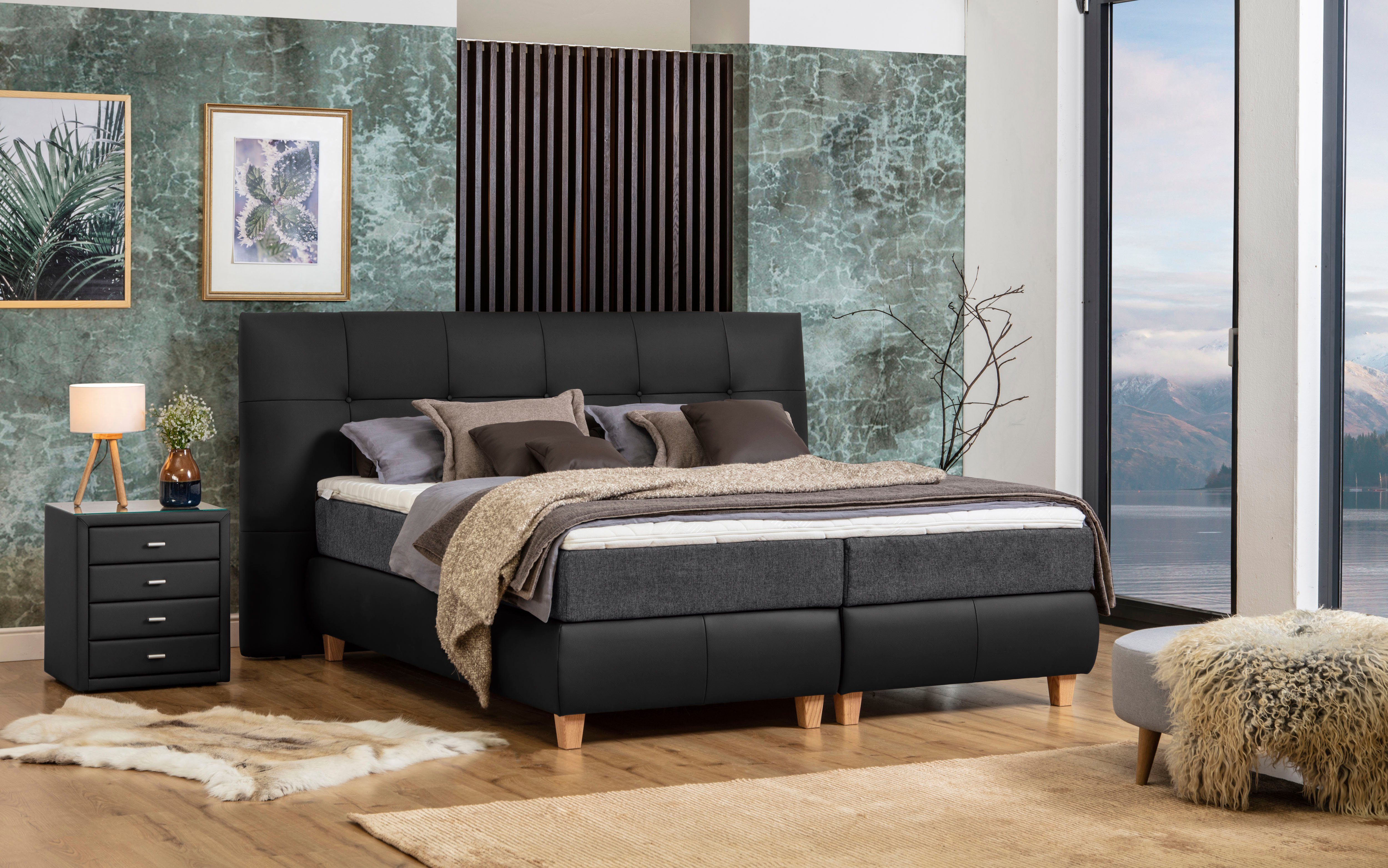 trendline inkl. Viscoschaum-Topper Boxspringbett, ADA und Matratze Luella, Boxspringbett ADA trendline