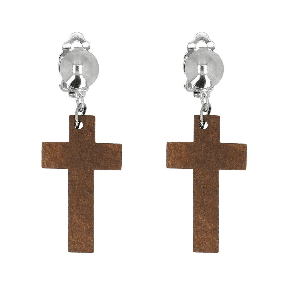 Boland Kostüm Kostüm-Set 'Nonne' 3-tlg., Braun - Halskette und