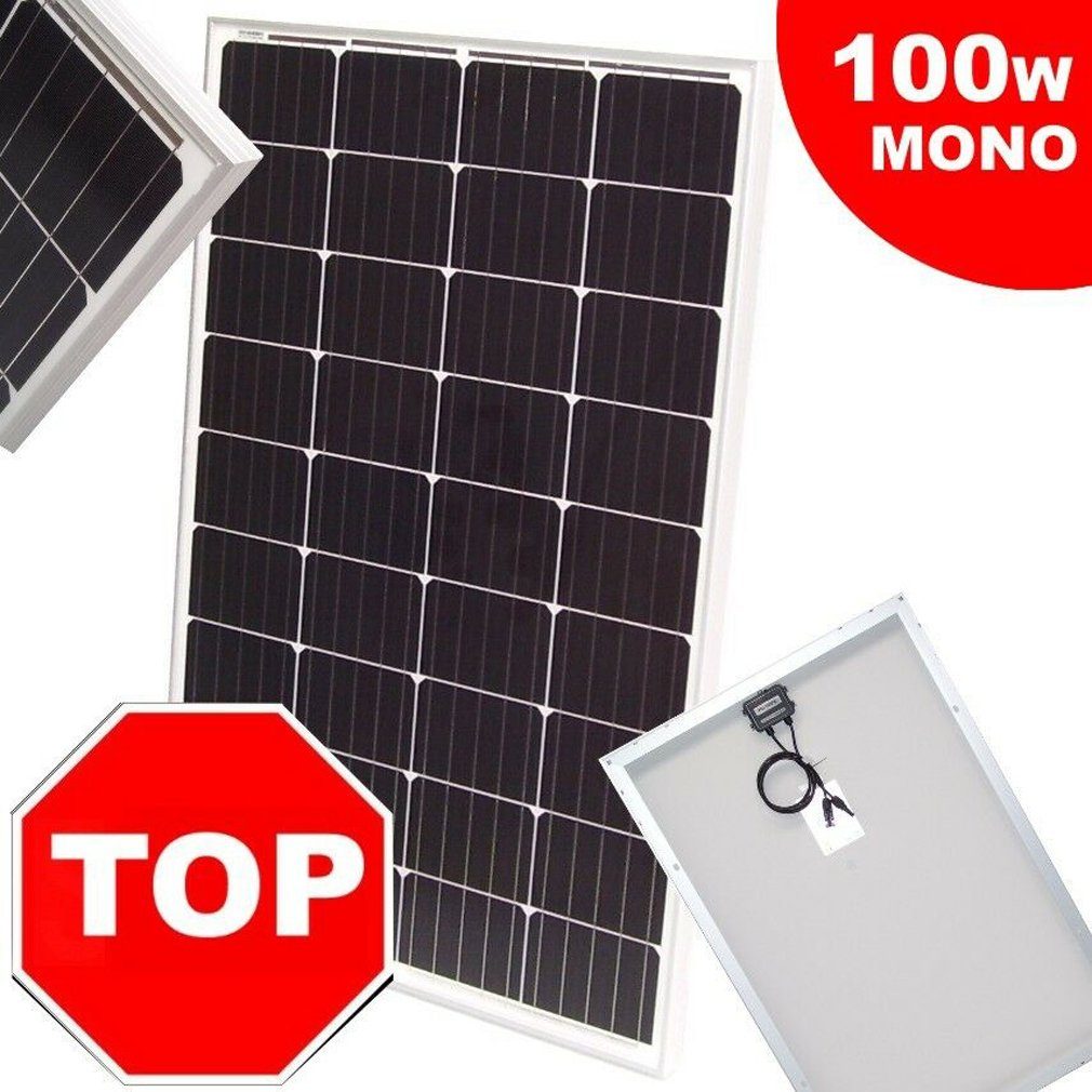 Apex Solarmodul Solarpanel Solarmodul 55419 MONOkristallin 100W