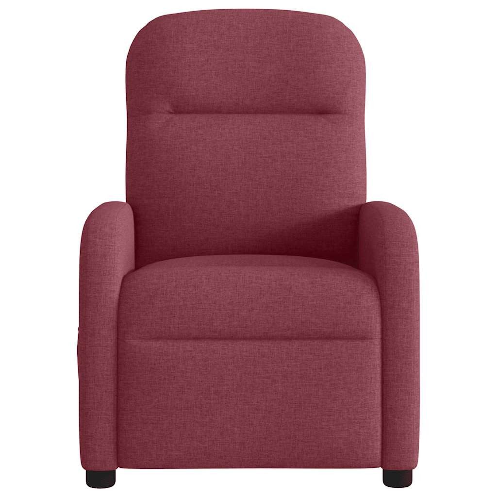 vidaXL Sessel Relaxsessel Weinrot Stoff (1-St) günstig online kaufen