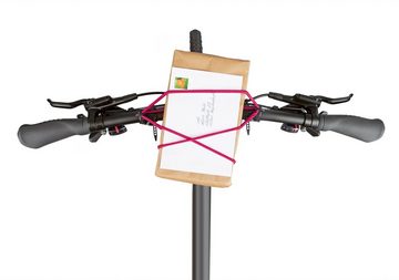 carryyygum Fahrrad-Flaschenhalter, Lenkerspannband pink