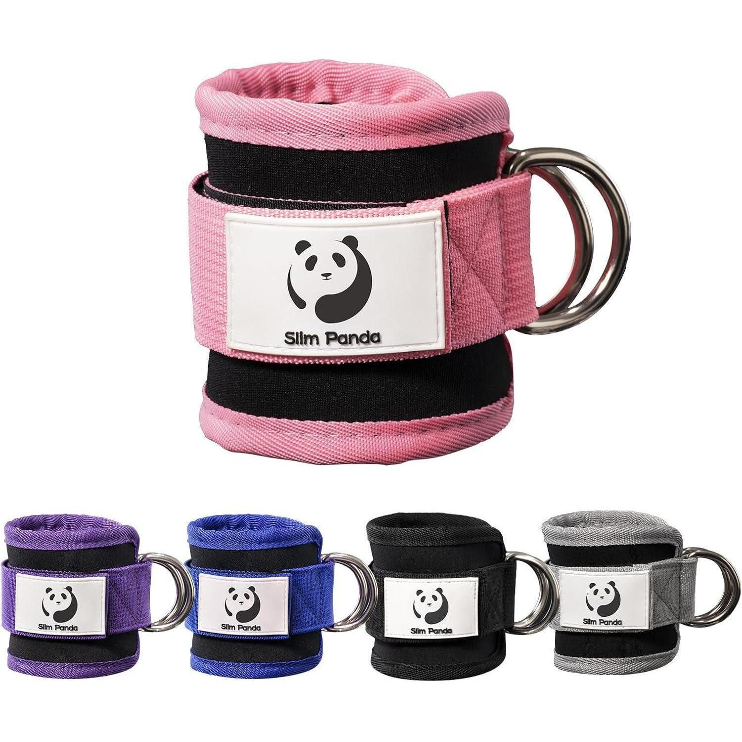 Trainingshilfe Fußschlaufen Kabelzug Fußmanschetten DRinge Neoprenstütze Singel Pink