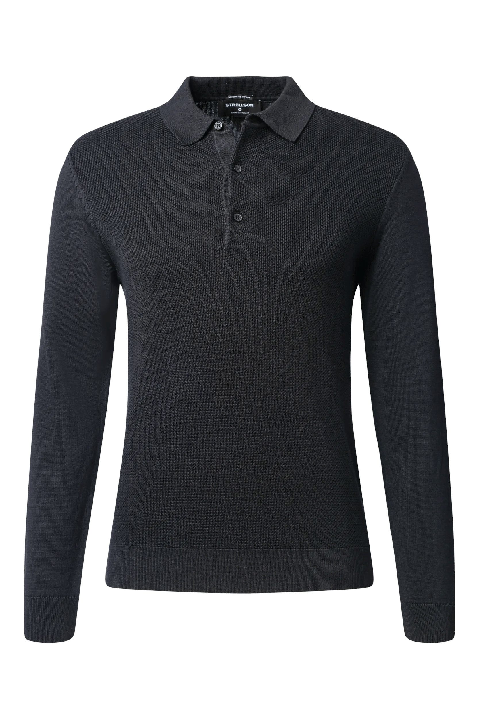 Strellson Polokragenpullover Adrian mit modischer Struktur