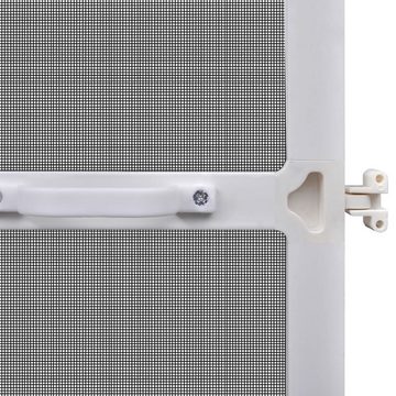 vidaXL Haustür Insektenschutz mit Scharnieren für Türen 100x215 cm Weiß (1-St)