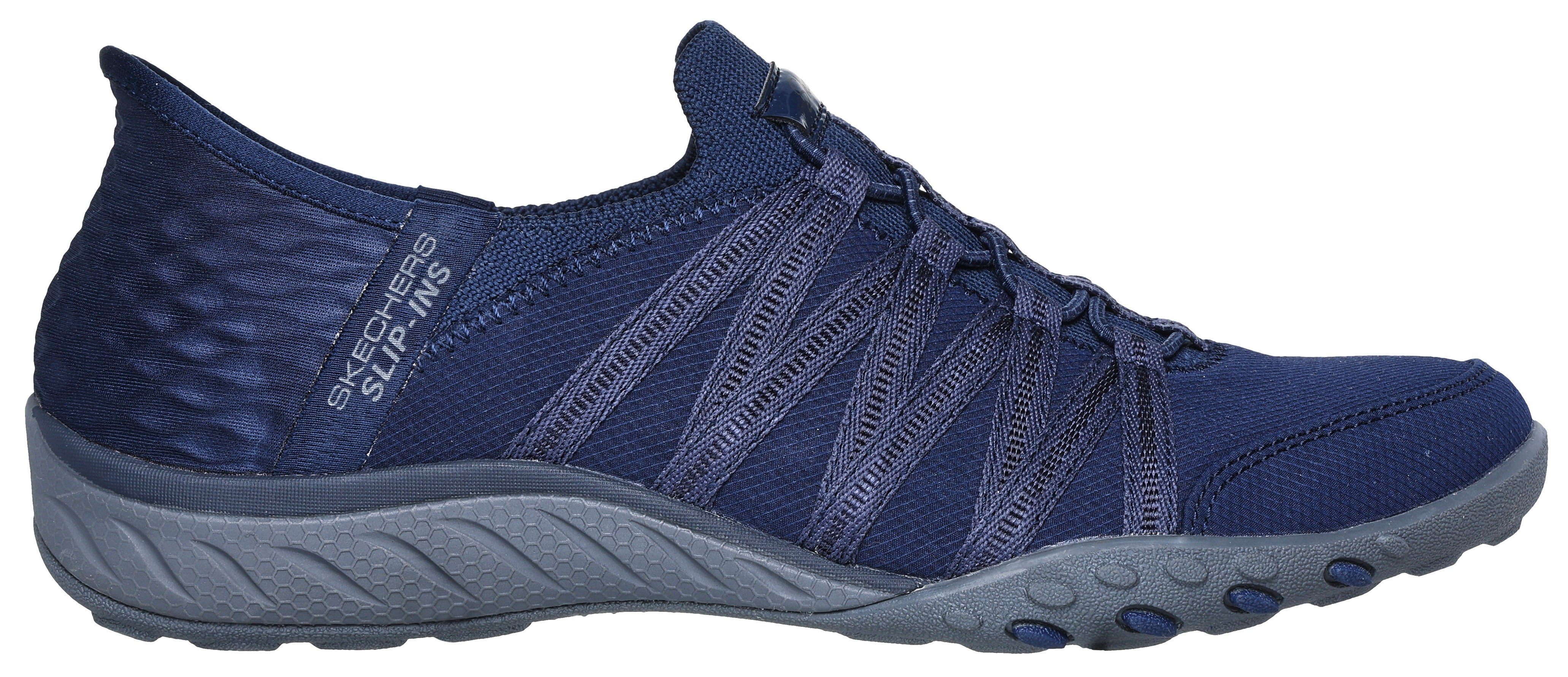Skechers BREATHE-EASY-ROLL-WITH-ME Slip-On Sneaker Freizeitschuh für Maschinenwäsche geeignet – Bild 4 von 5