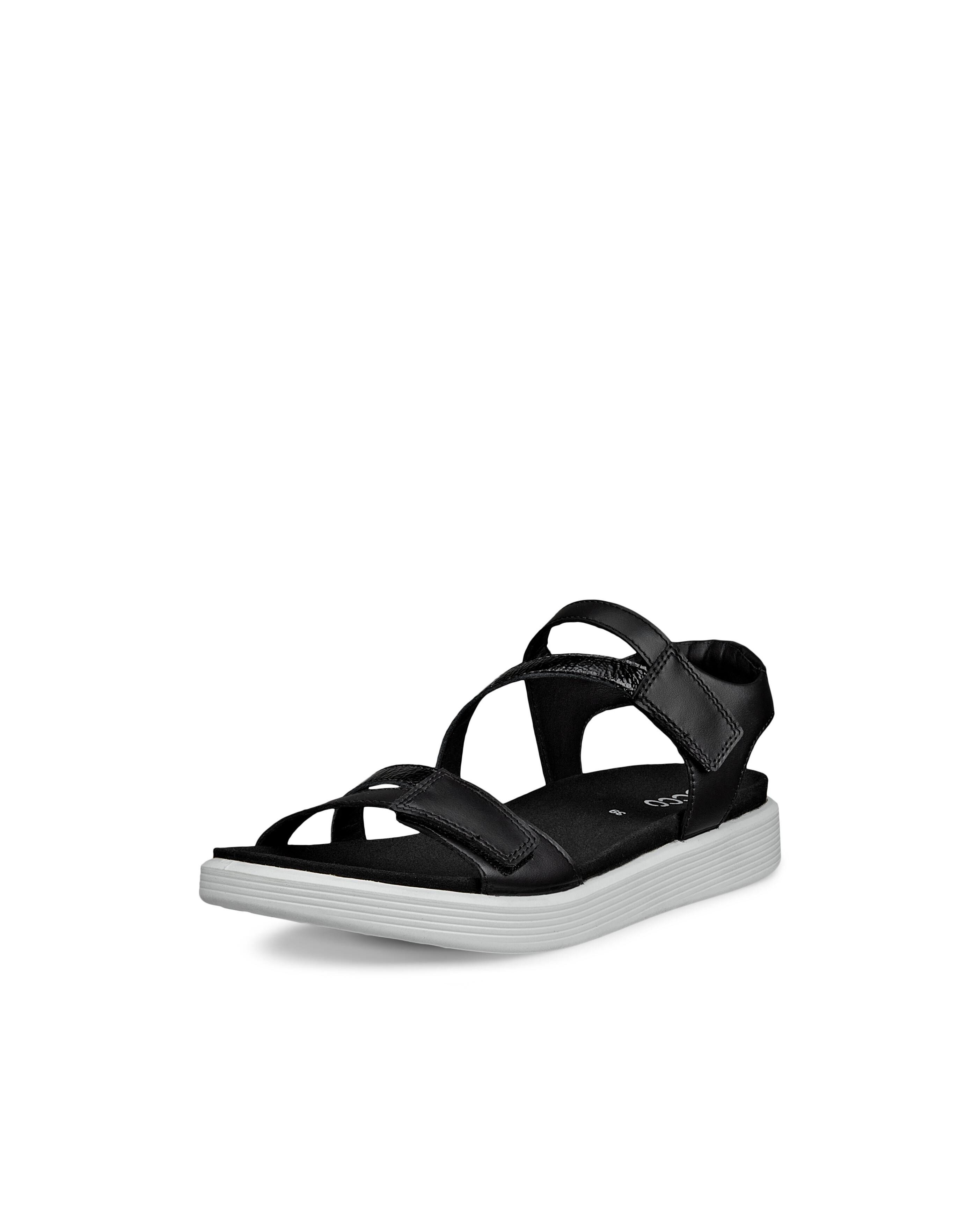 Ecco SOFT SANDAL W 3-STRAP Sandale Riemchensandale, Sommerschuh, Klettschuh mit Fußbett