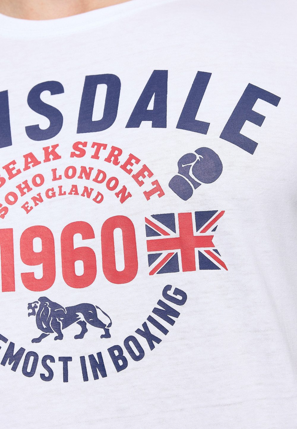 Lonsdale Rundhalsshirt Herren T-Shirt und Langarmshirt normale Passform Doppelpack Set bestehend aus T-Shirt u. einem andersfarbigen Langarmshirt