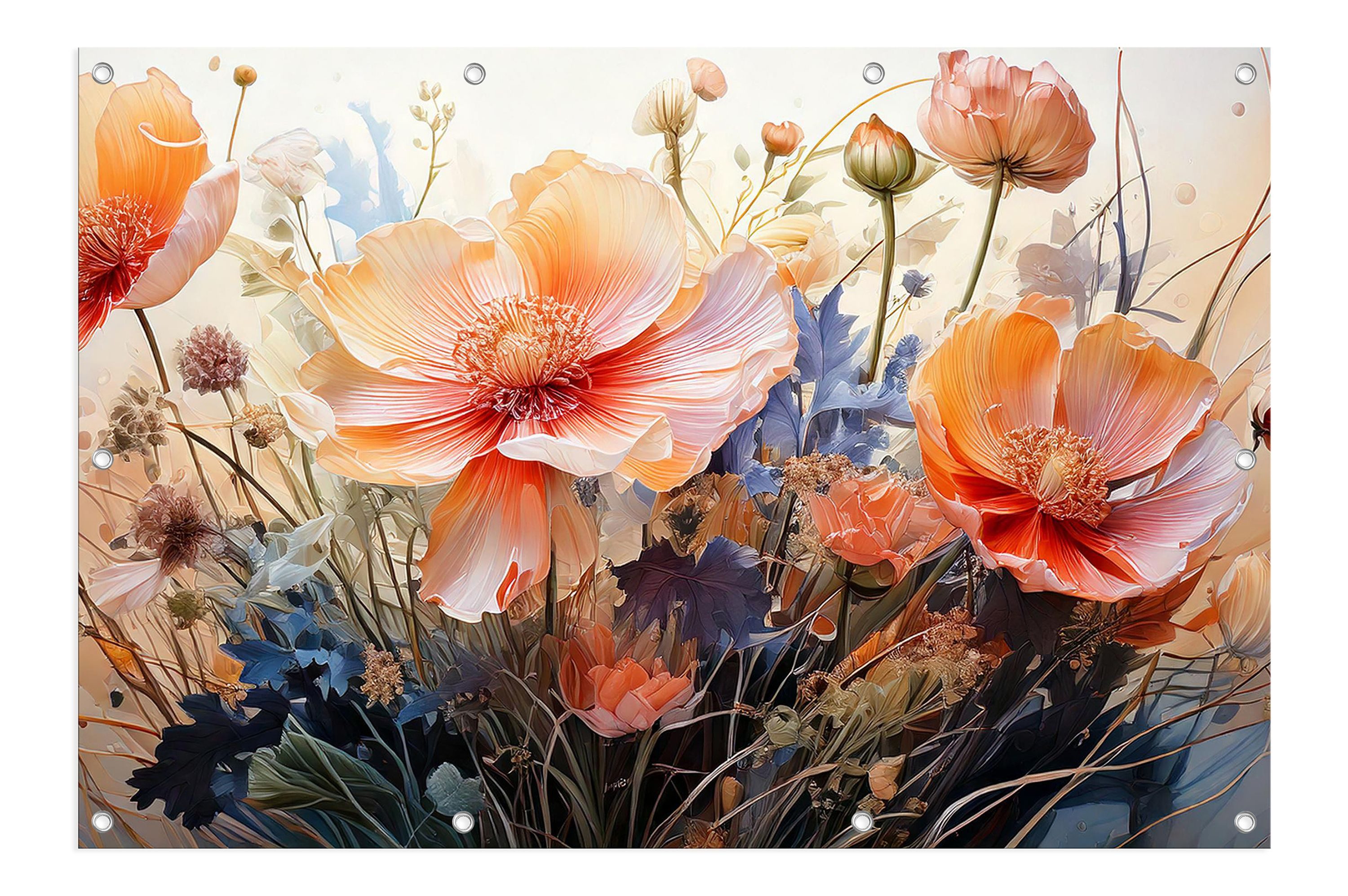 artissimo Poster Garten-Poster XXL 120x80cm Gartendeko günstig online kaufen