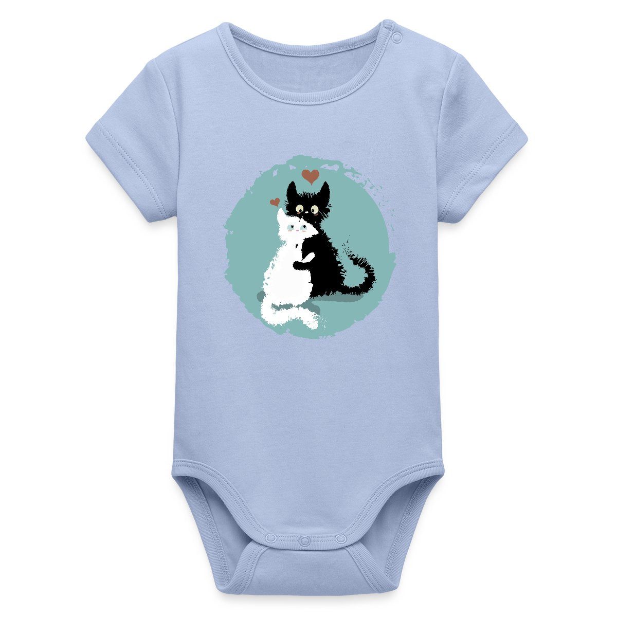 Kurzarmbody Love Cats Bio Kurzarm Baby Body