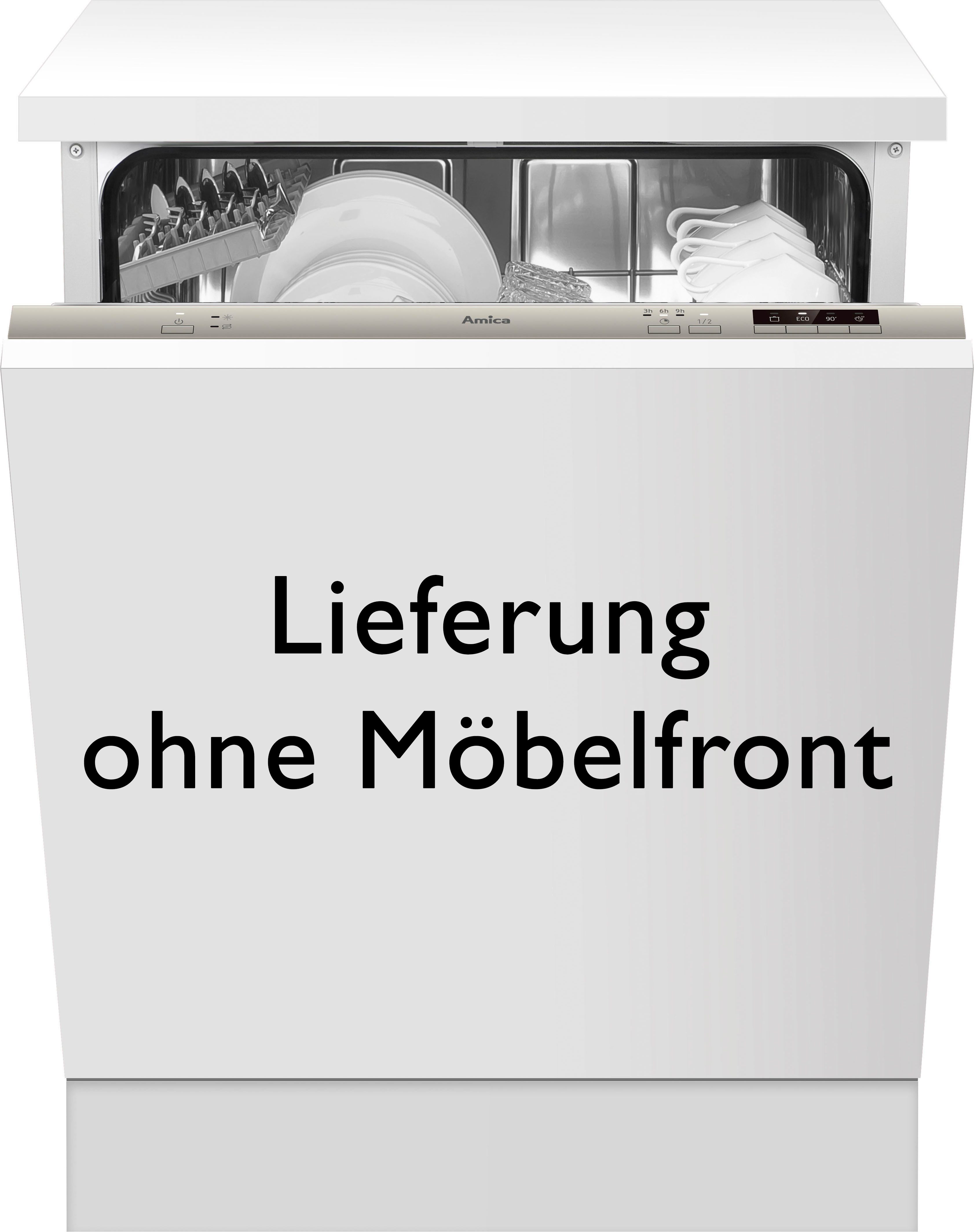 Amica vollintegrierbarer Geschirrspüler EGSPV 593 911, 13 Maßgedecke