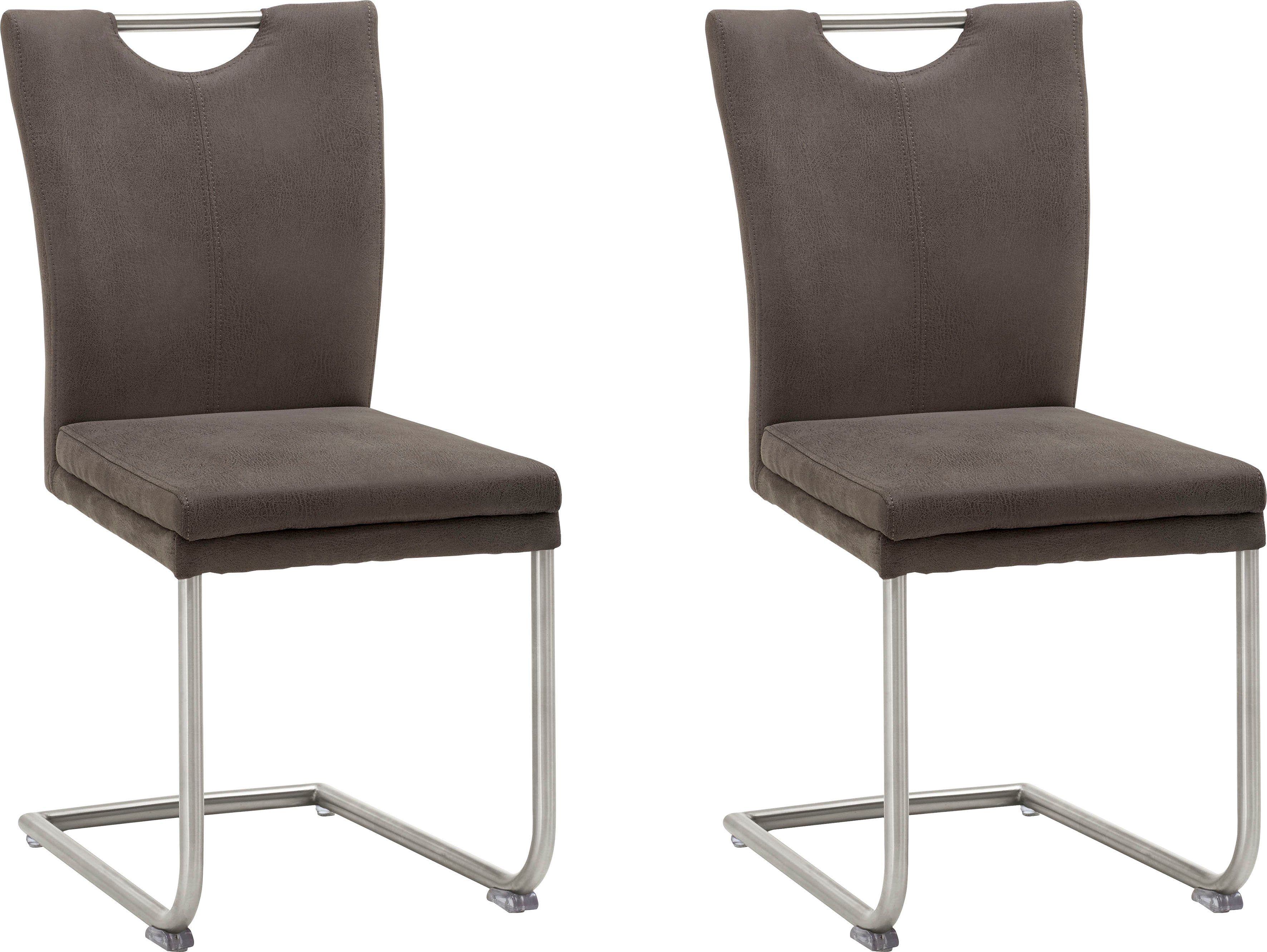 NIEHOFF SITZMÖBEL Esszimmerstuhl Top Chairs, Griff im Rücken, 2er-Set, in 6 Farben graphit