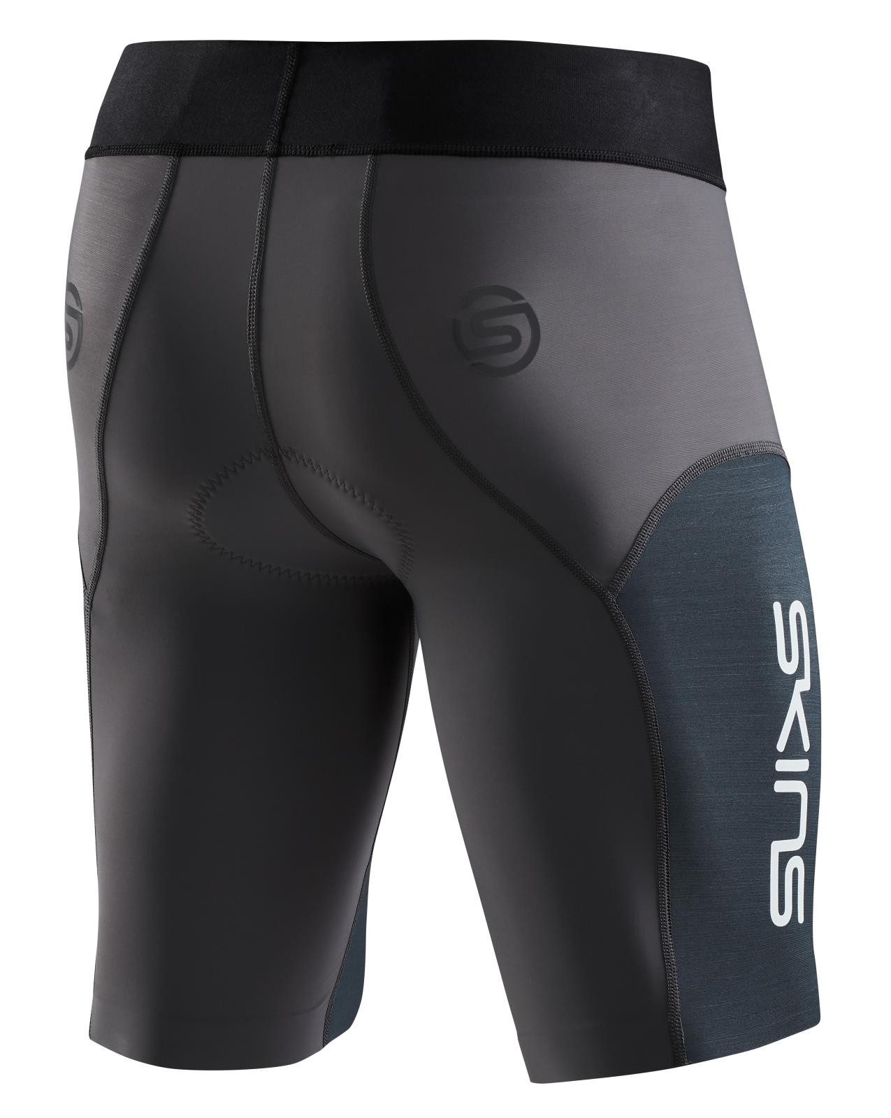 Skins Funktionshose TRI Elite Half Tight Short (für Triathlon, High-Tech-Kompression)