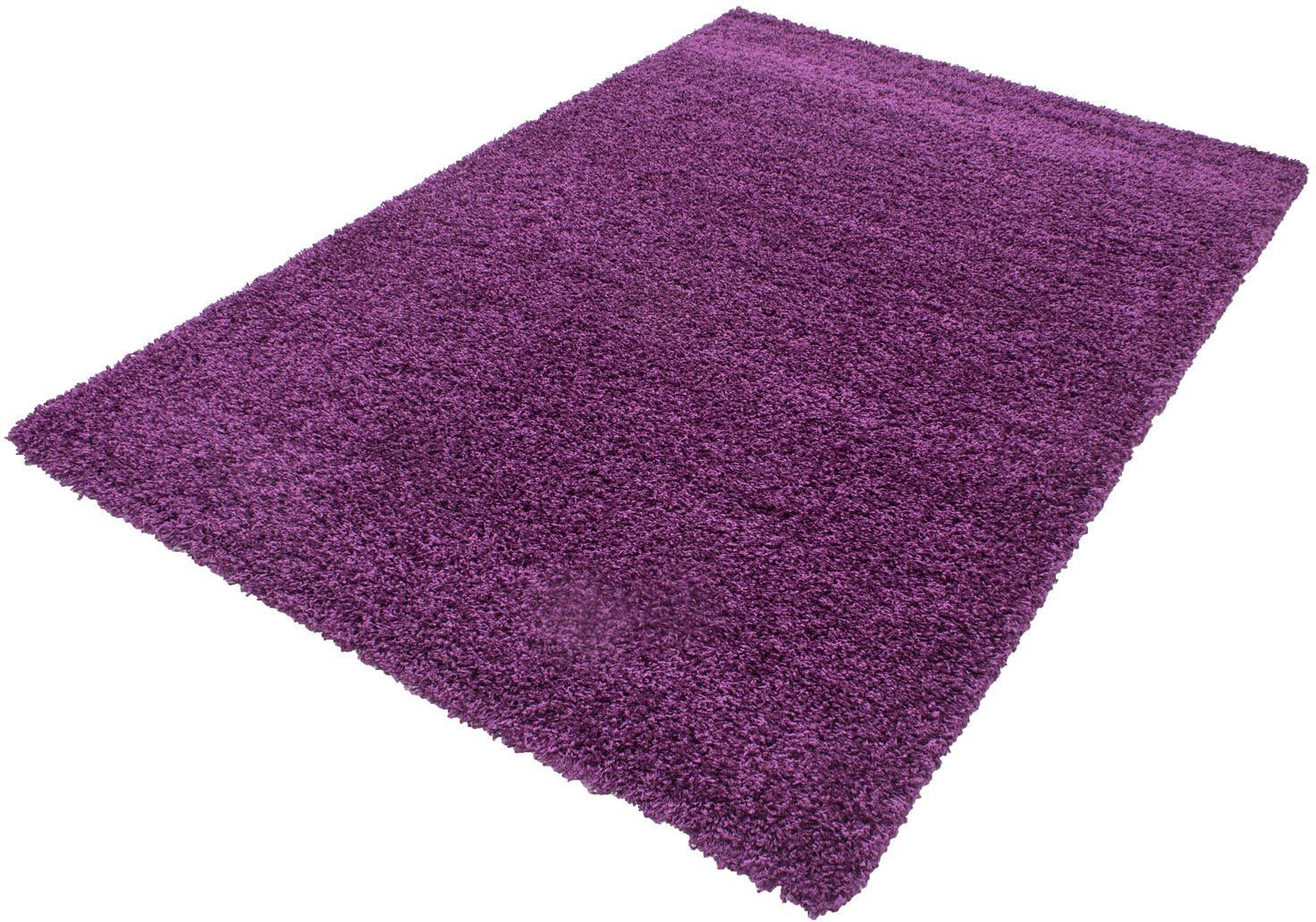 Ayyildiz Teppiche Hochflor-Teppich Life Shaggy 1500, rechteckig, Höhe: 30 mm, Langflor, uni, große Farbauswahl, robust, auch als Läufer und in rund