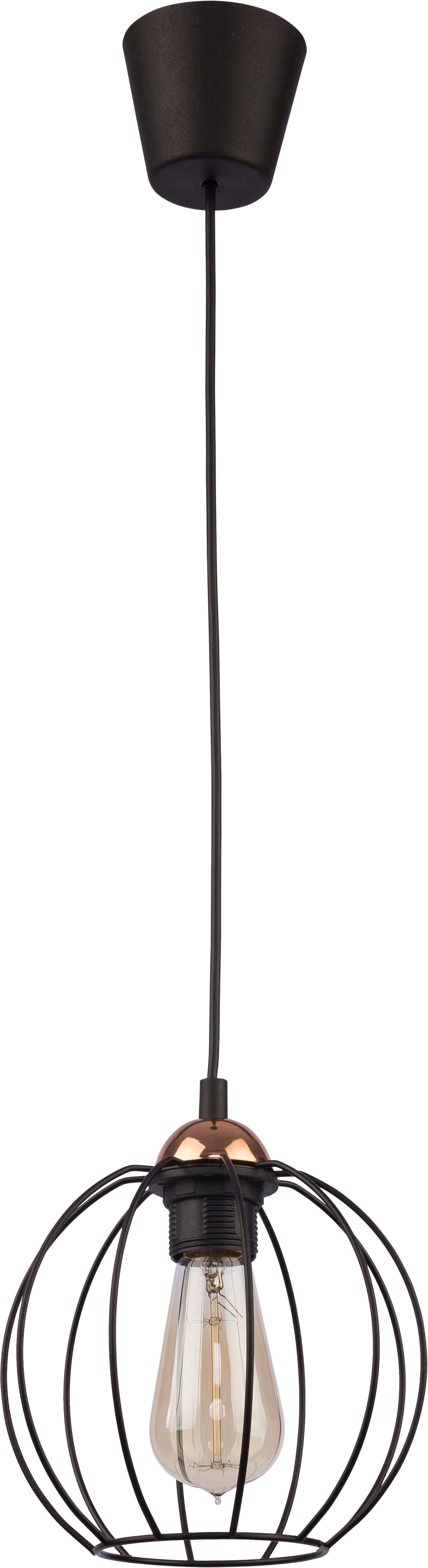 Licht-Erlebnisse Pendelleuchte GALAXY, ohne Leuchtmittel, Schwarze Hängelampe geometrisch modern Pendelleuchte Lampe