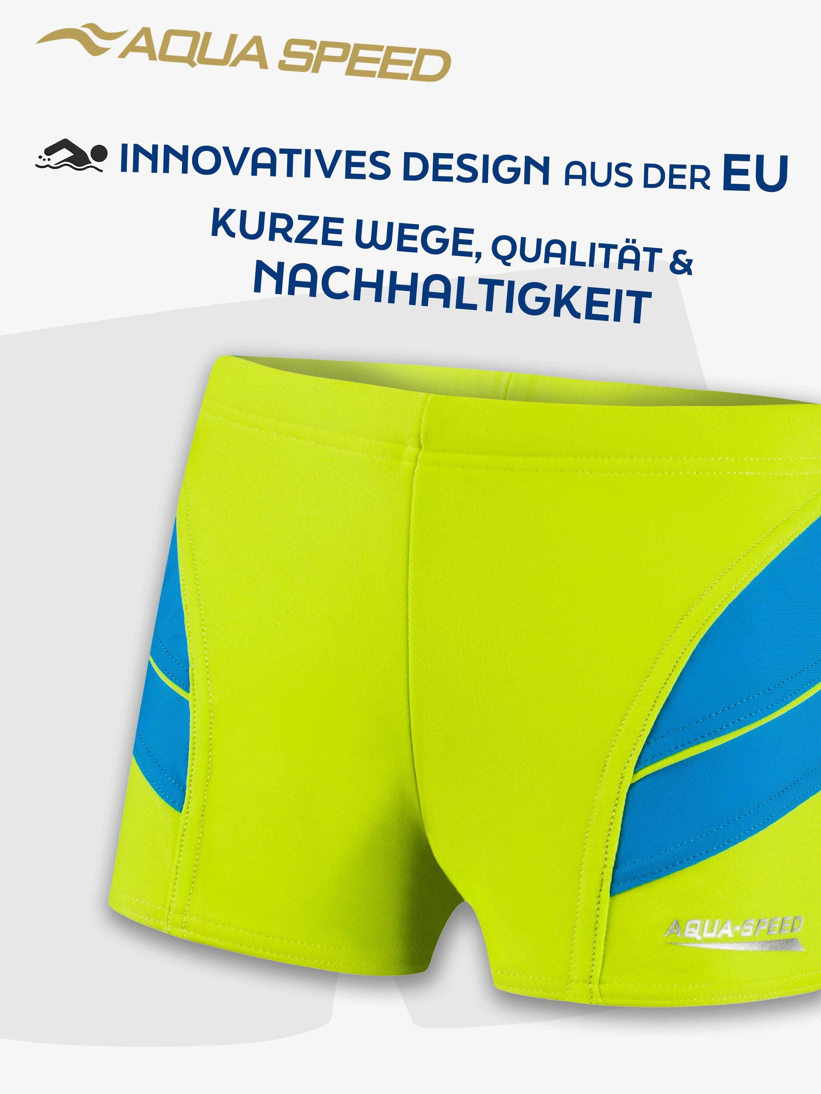 Aqua Speed Badehose Strapazierfähige Schwimmshorts 116 cm Ideal für Sport & Spaß (Badehose mit Stretchmaterial – kein Einengen, keine Druckstellen) Leichtes Mat – Bild 5 von 5