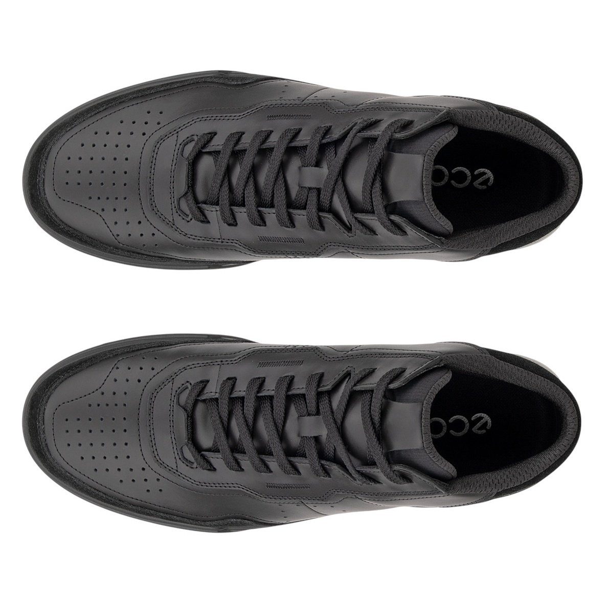 Ecco Alltag-Travelschuhe Street Court High-Top (Premium-Leder) schwarz Snea günstig online kaufen