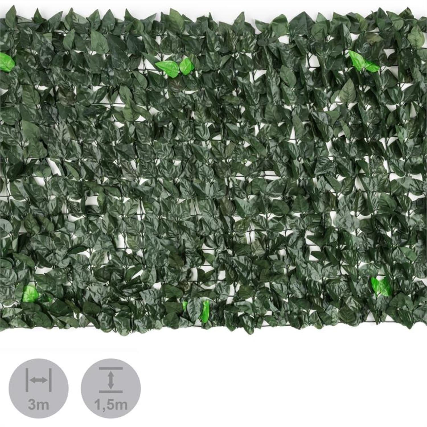 blumfeldt Balkonsichtschutz Fency Dark Leaf Sichtschutzzaun günstig online kaufen
