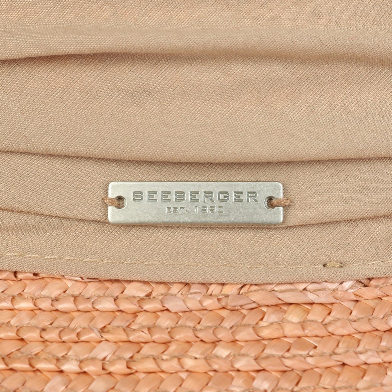 Seeberger Sonnenhut (1-St) Strohglocke mit Ripsband