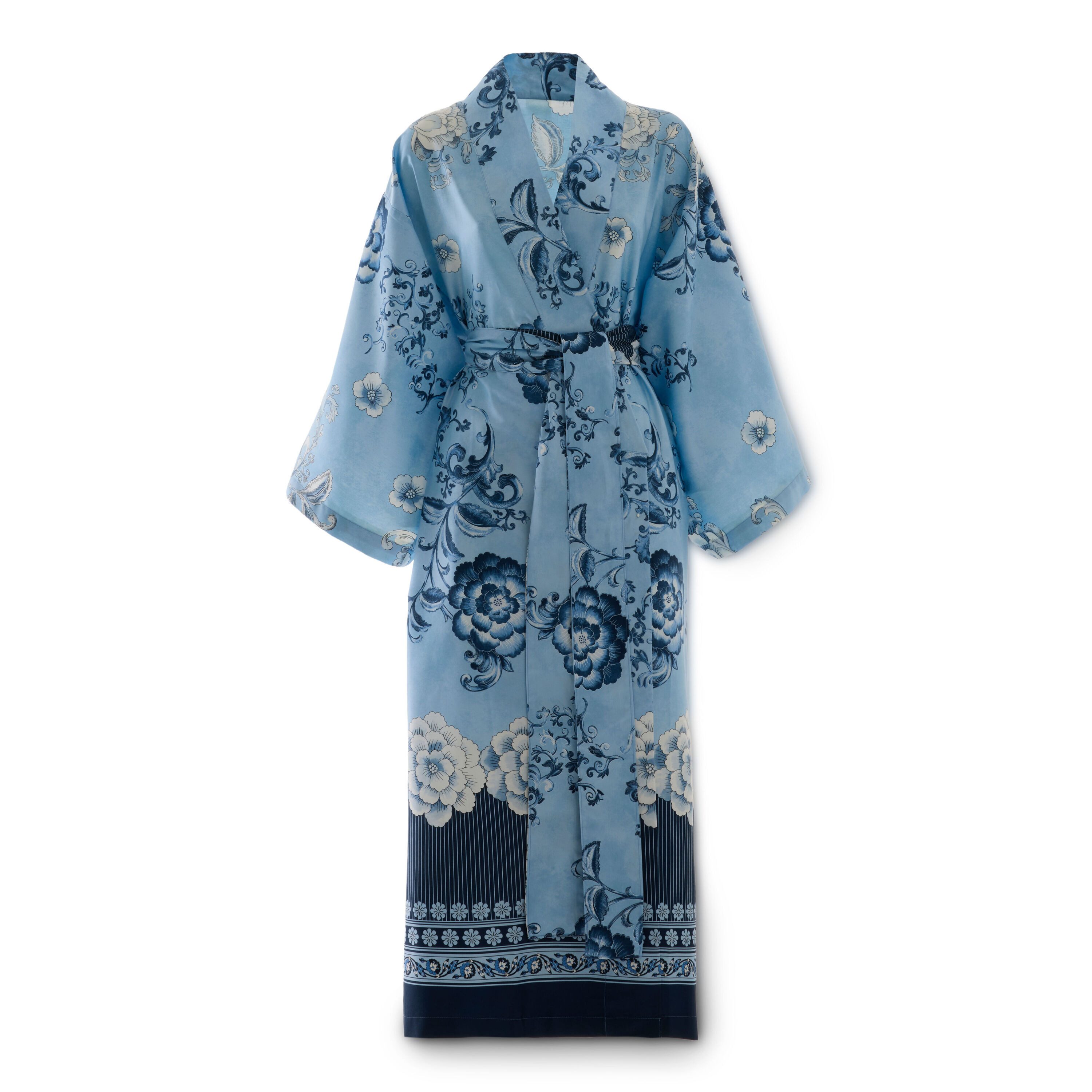 Bassetti Kimono PARAGGI, Baumwolle, Gürtel, aus reiner Baumwolle