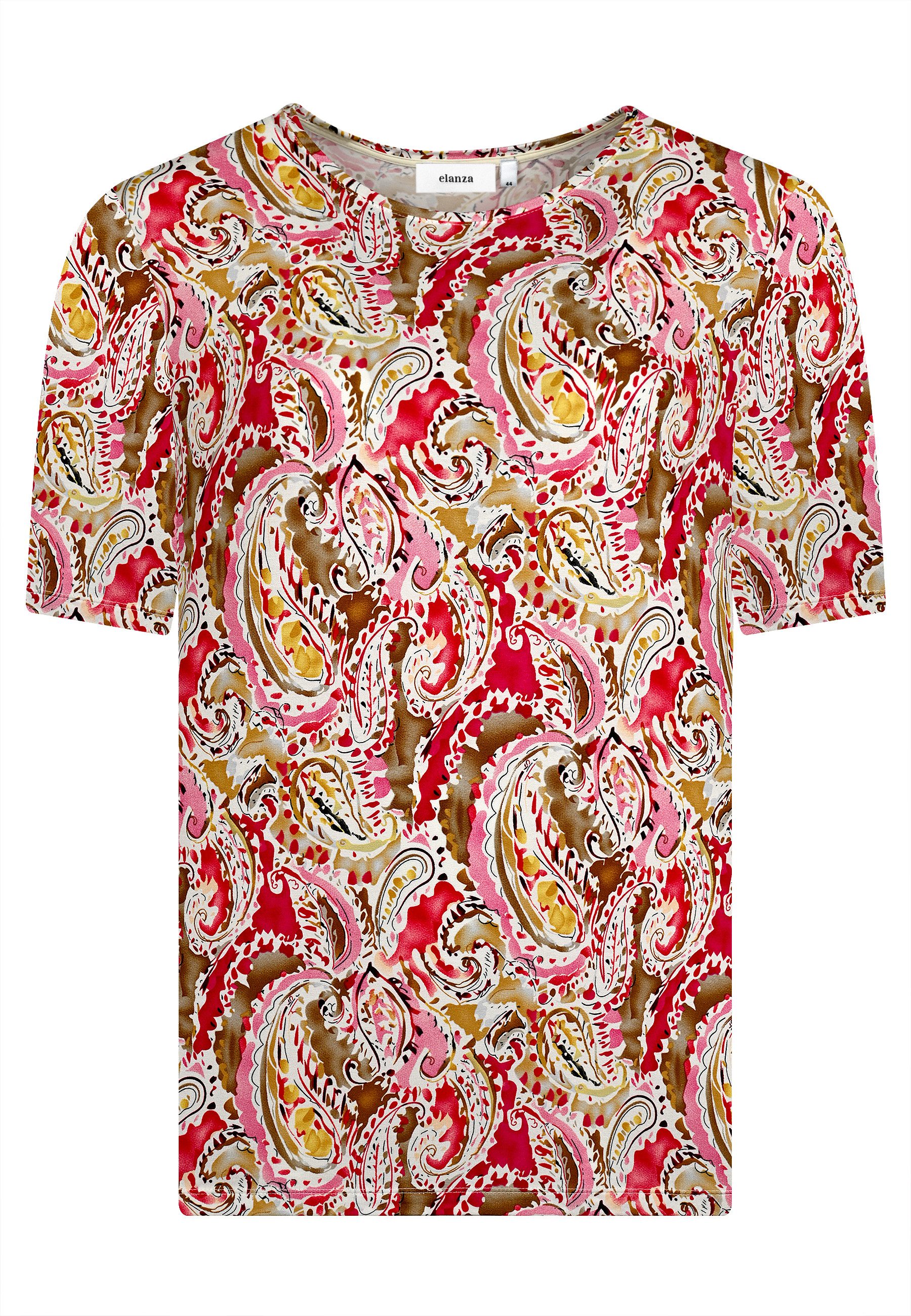 elanza T-Shirt Shirt mit Ornament-Print in günstig online kaufen