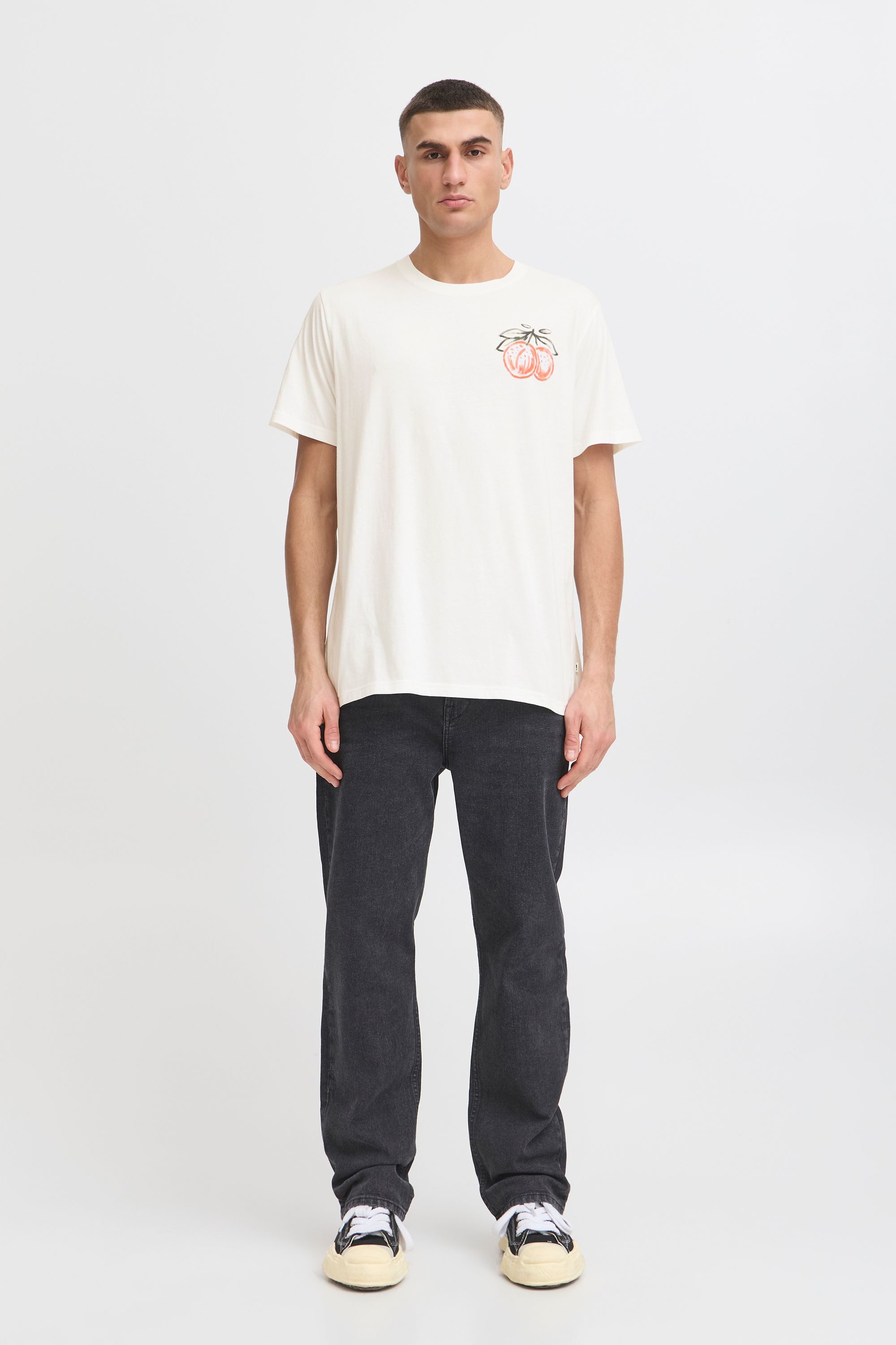 !Solid Rundhalsshirt SDPargav Lässiges T-shirt mit Print