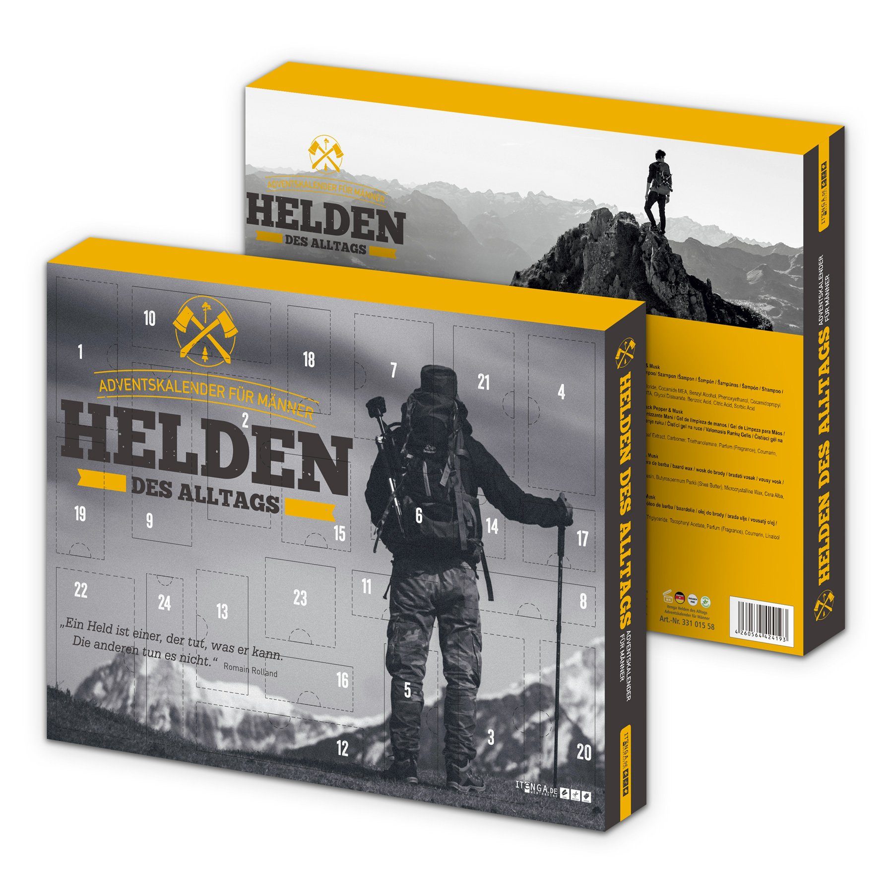 itenga Календари itenga Männer-Adventskalender "Helden des Alltags"