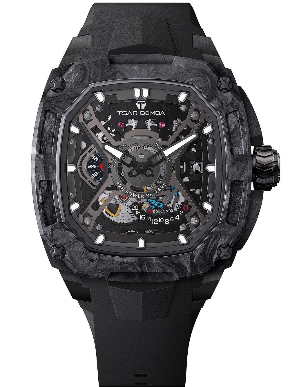 Tsar Bomba Automatikuhr Tsar Bomba TB8605A-04 Herrenuhr Dark Matter Automatik 46mm 5ATM Tsar Bomba TB8605A-04 Herrenuhr Dark Matter Automatik 46mm 5ATM