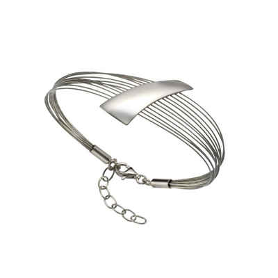 Vivance Armband 925/- Sterling Silber rhodiniert + Stahl