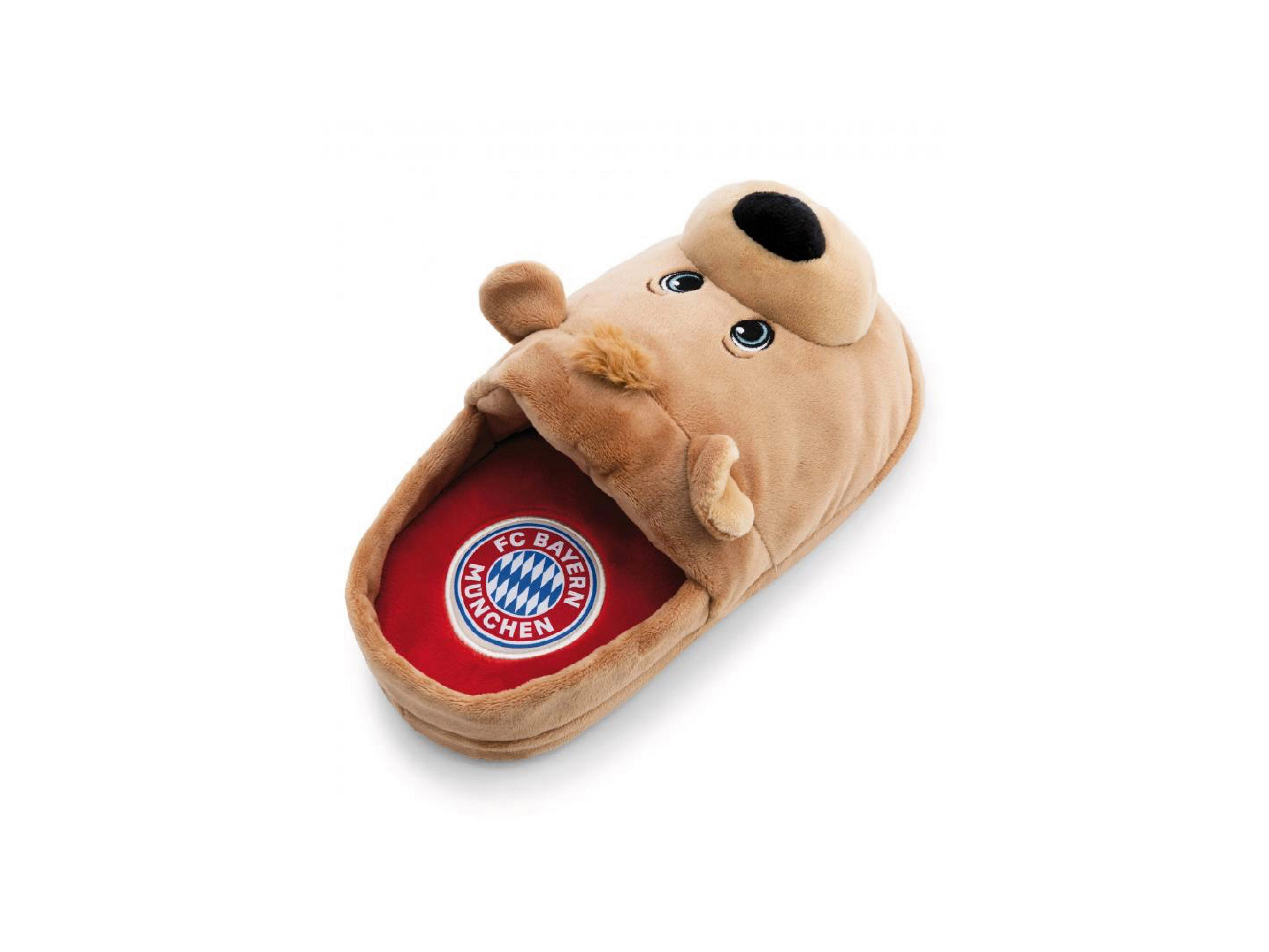 FC Bayern München Fc Bayern München Slipper, Gr. S/ 35-37 Plüsch Hausschuhe