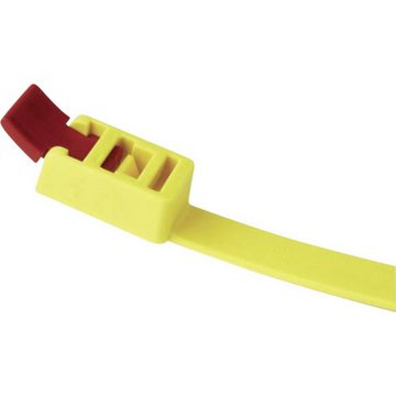 HellermannTyton Kabelbinder Kabelbinder SpeedyTie® Lösbar, mit Rückschlauföse, mit Schnellverschluss