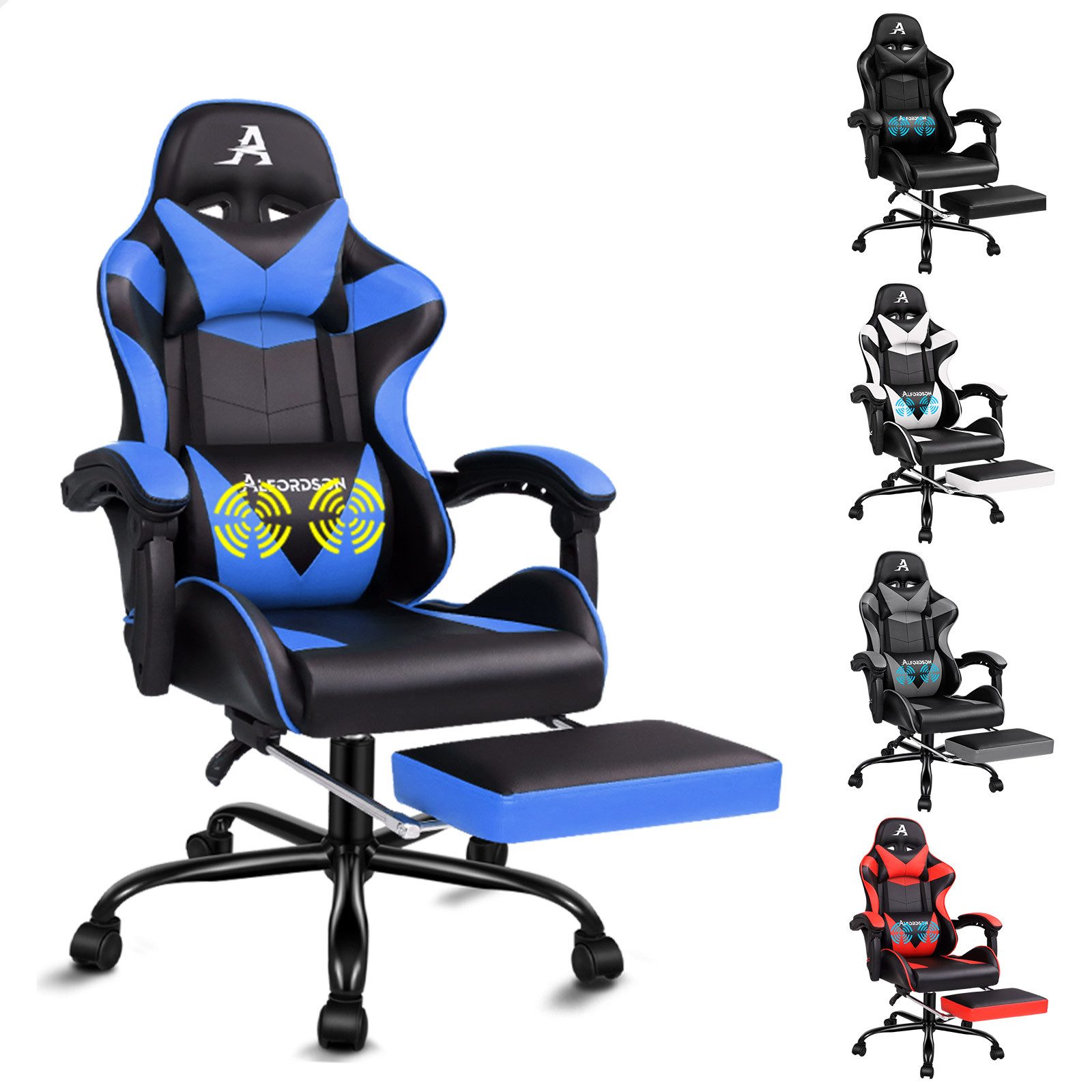 ALFORDSON Gaming-Stuhl Ergonomischer Racing Gaming-Bürostuhl, neigbar günstig online kaufen