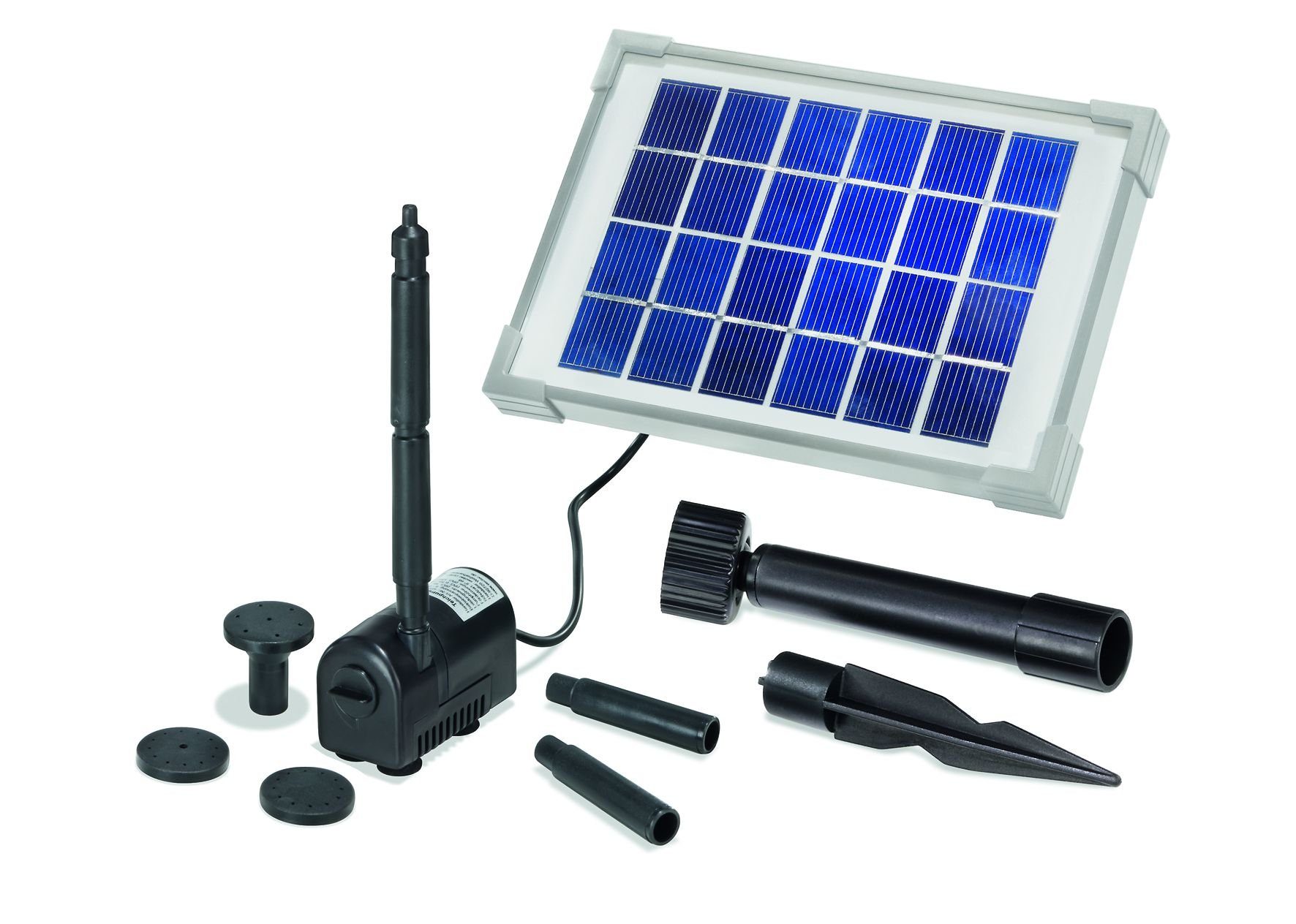 Solarpumpe Solar Teichpumpe Rimini-S, Solarmodul 2Wp, 175l/h, 70 cm