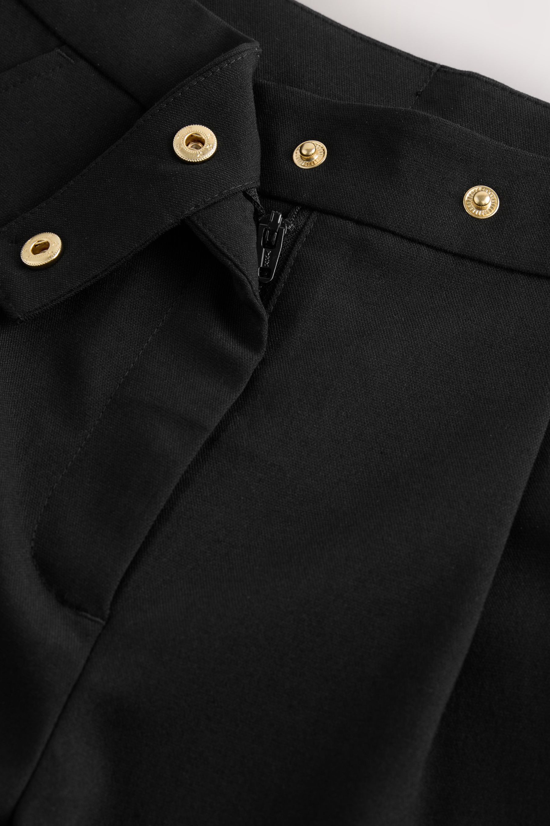 Next Palazzohose Kürzere Hose mit weitem Bein, Senior-Schulhose (1-tlg)