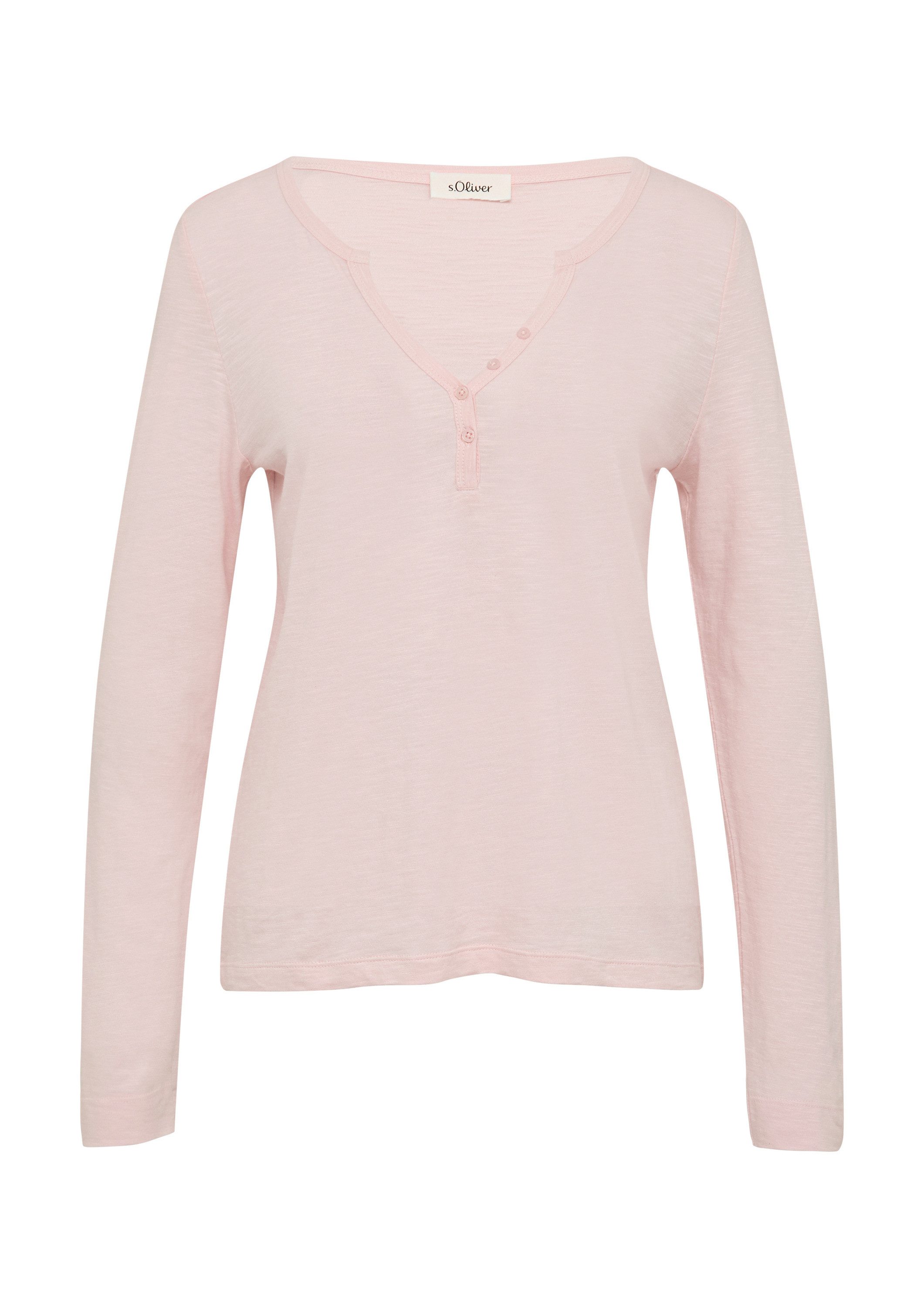 s.Oliver Langarmshirt T-Shirt (1-tlg) günstig online kaufen