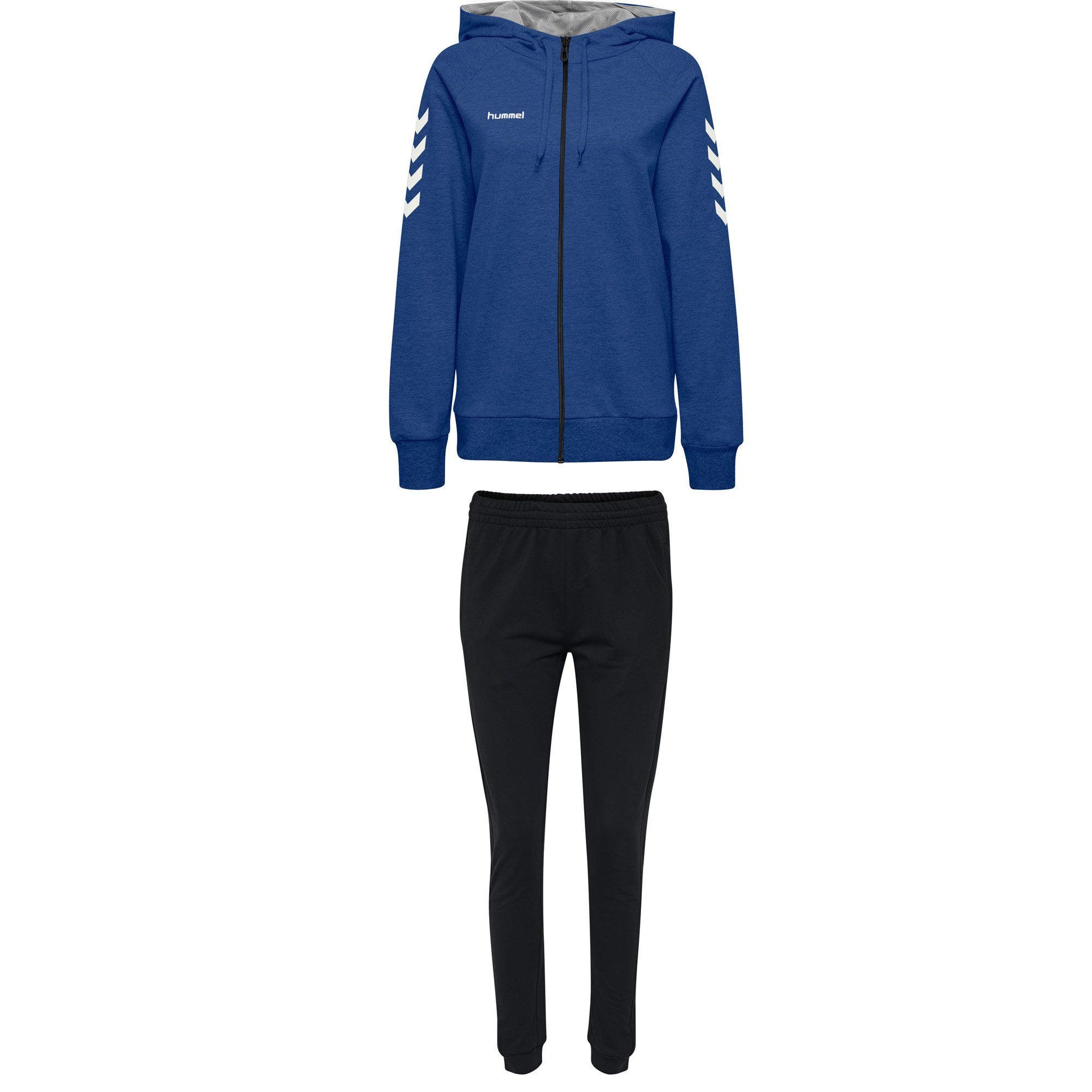 hummel Trainingsanzug Hummel Damen Sweatanzug Go Cotton Zip 204232+204173