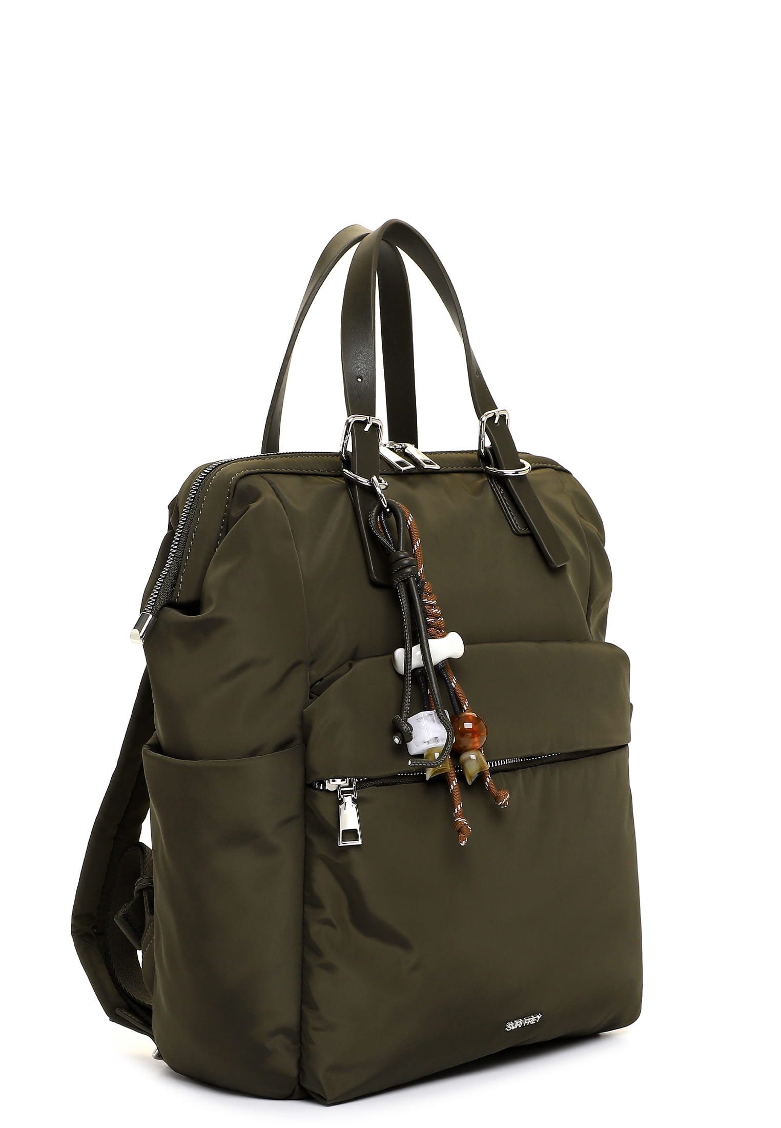 SURI FREY Cityrucksack SFY Sandey, Logo Patch