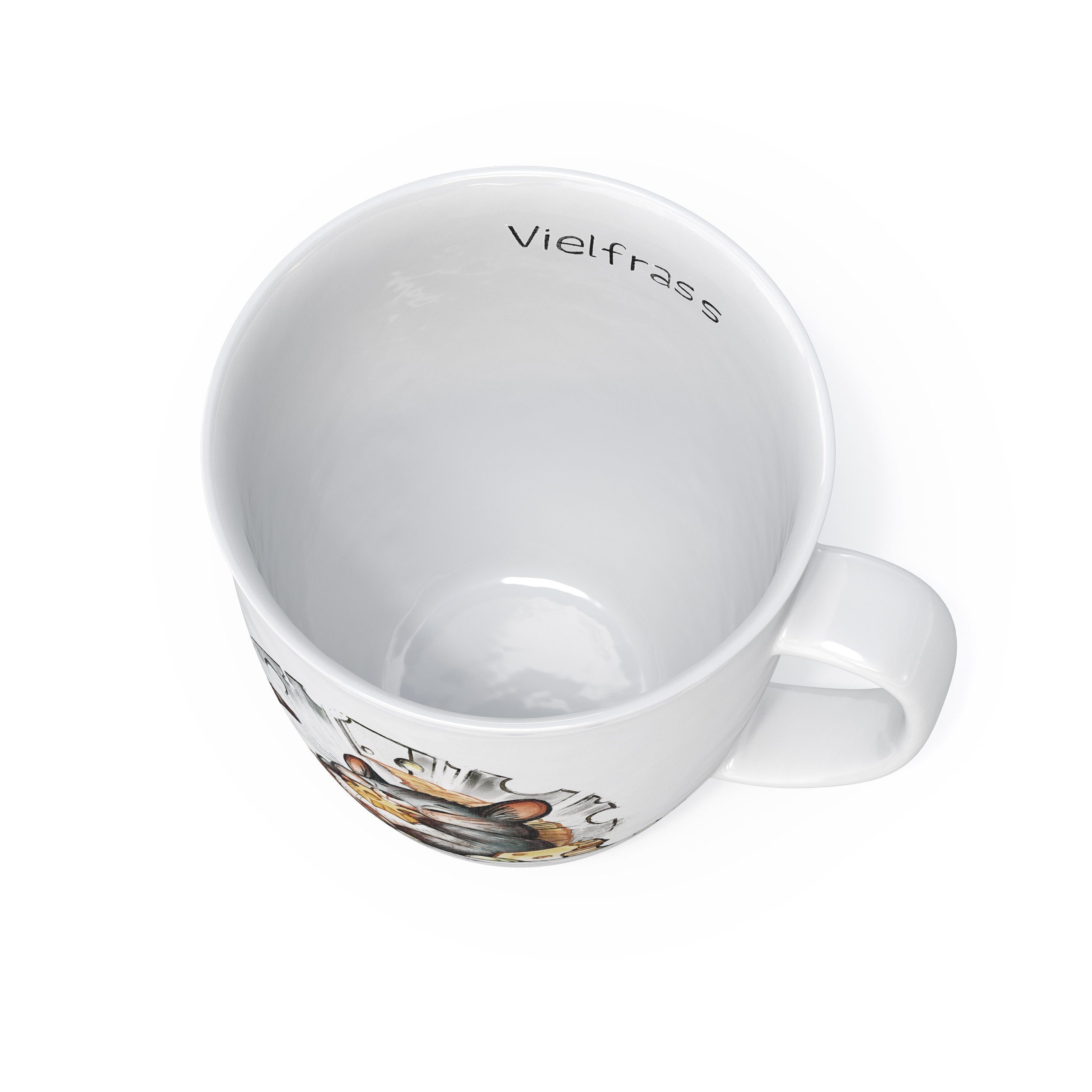 für Motiv, Vielfraß Motiv Becher Kaffee Porzellan, Tee mit L.E.R.D.93 Maus Tasse mit Kaffeebecher