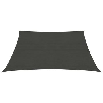 vidaXL Sonnensegel Sonnenschutz Sonnensegel 160 g m² Anthrazit 7x7 m HDPE Beschattung Qu