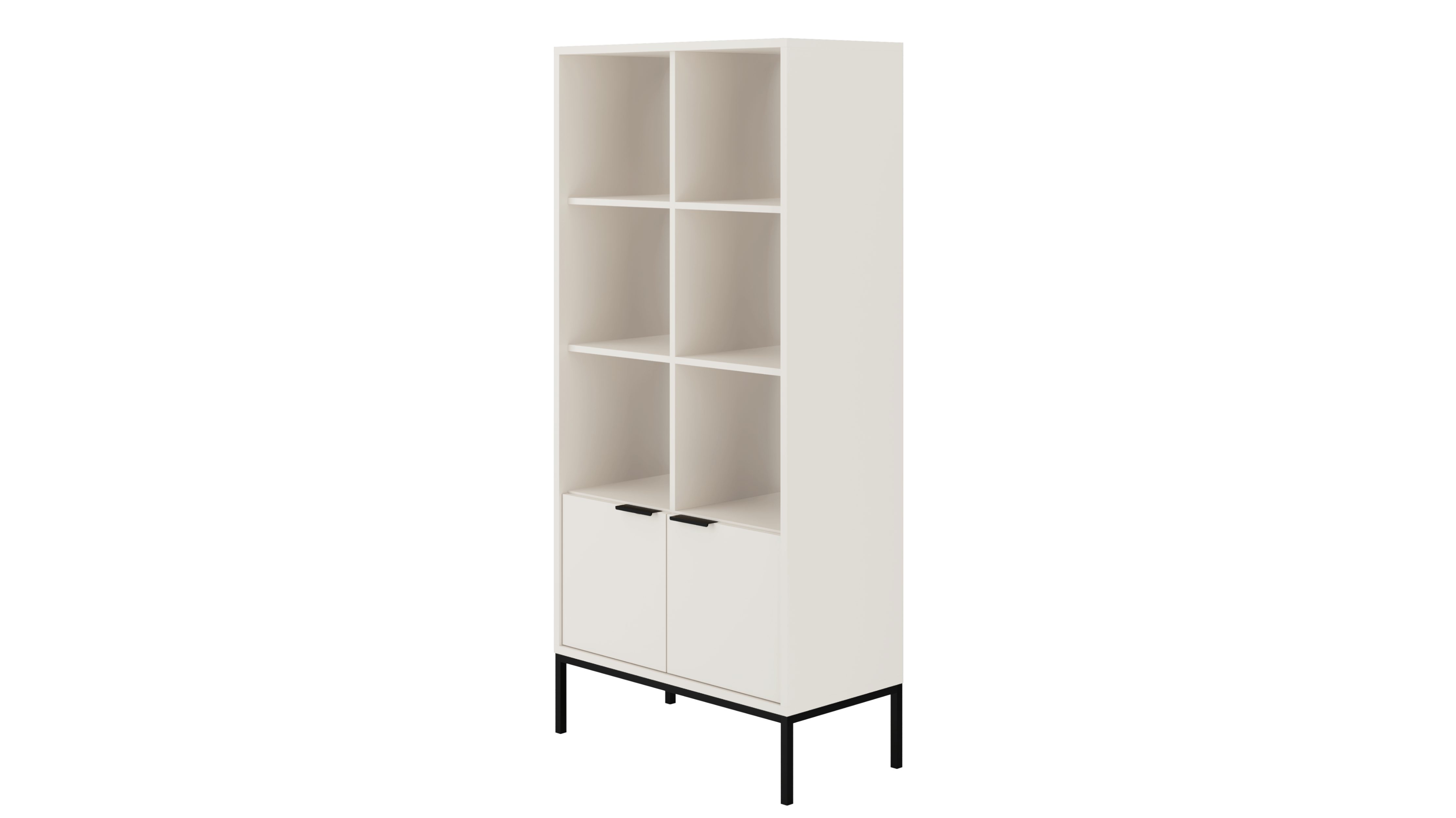 Raumhirsch Furniture Bücherregal Austin, Einzelmöbel, modernes Design, viel Stauraum, elegante Details