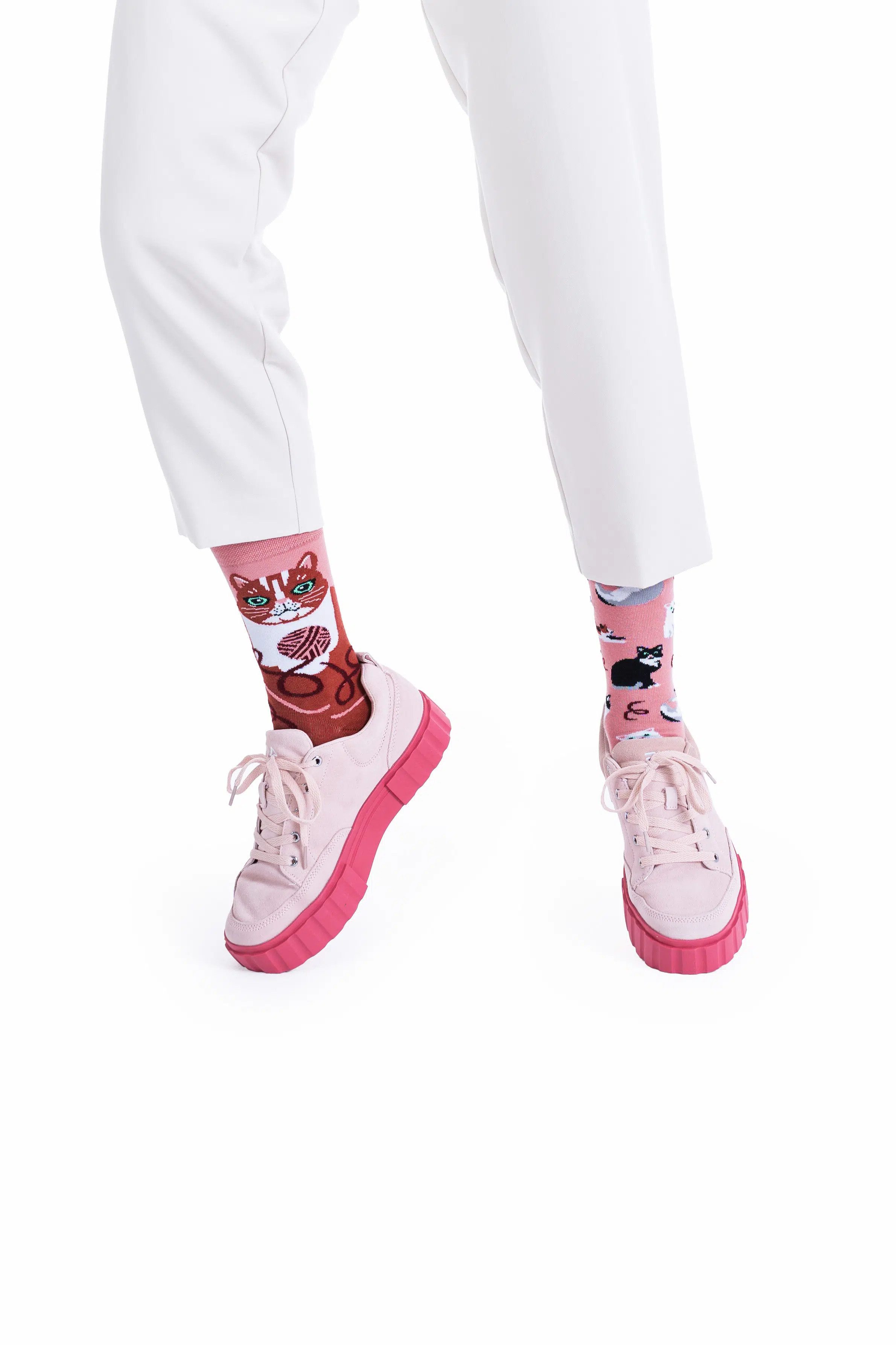Many Mornings Freizeitsocken Many Mornings Socken Playful Cat (1 Paar, 1-Pa günstig online kaufen