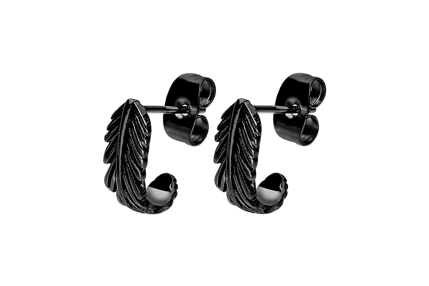 Paar Ohrstecker Chirurgenstahl Ohrstecker FEDER
