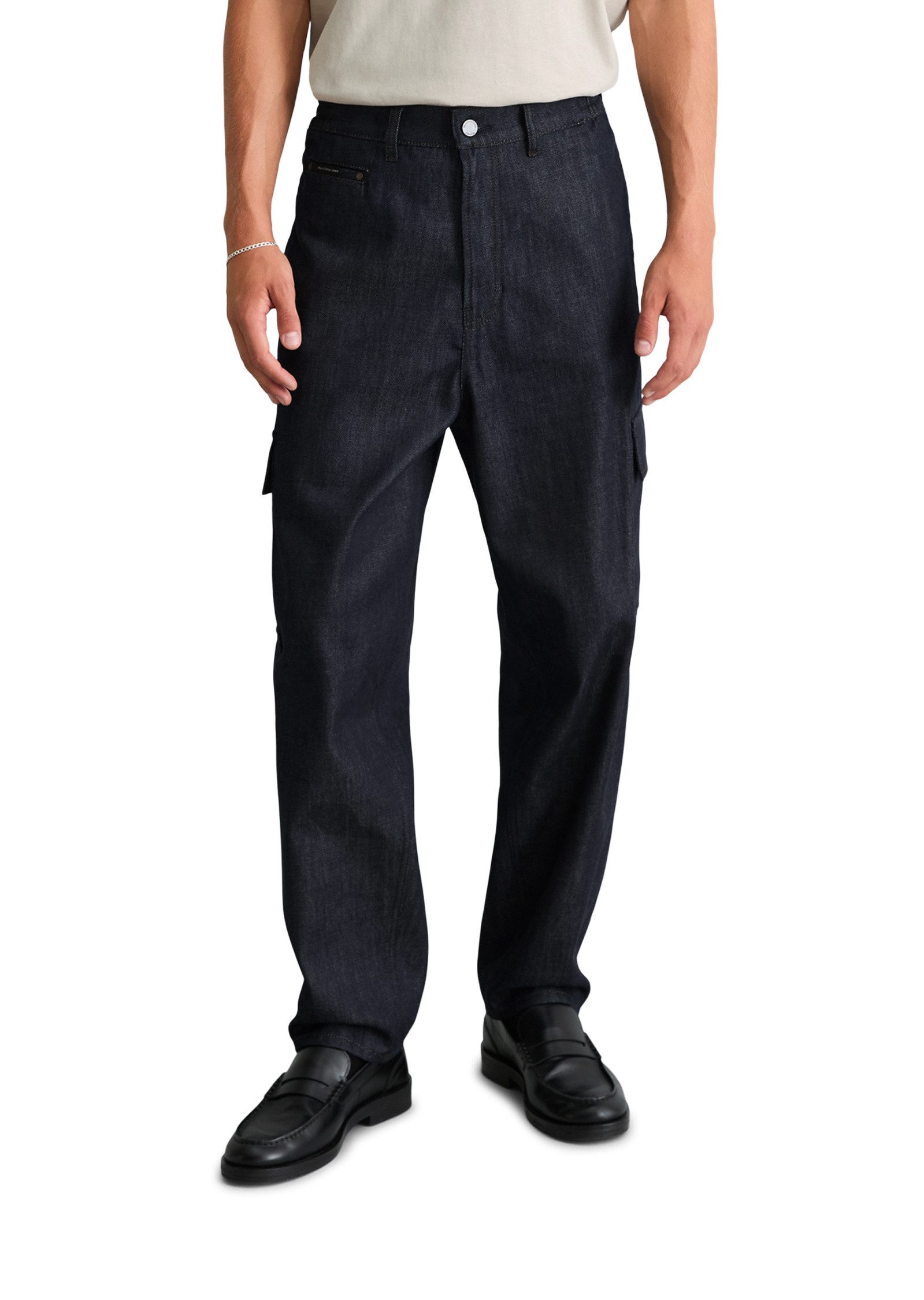 Marc O'Polo DENIM Tapered-fit-Jeans made with Orange Fiber